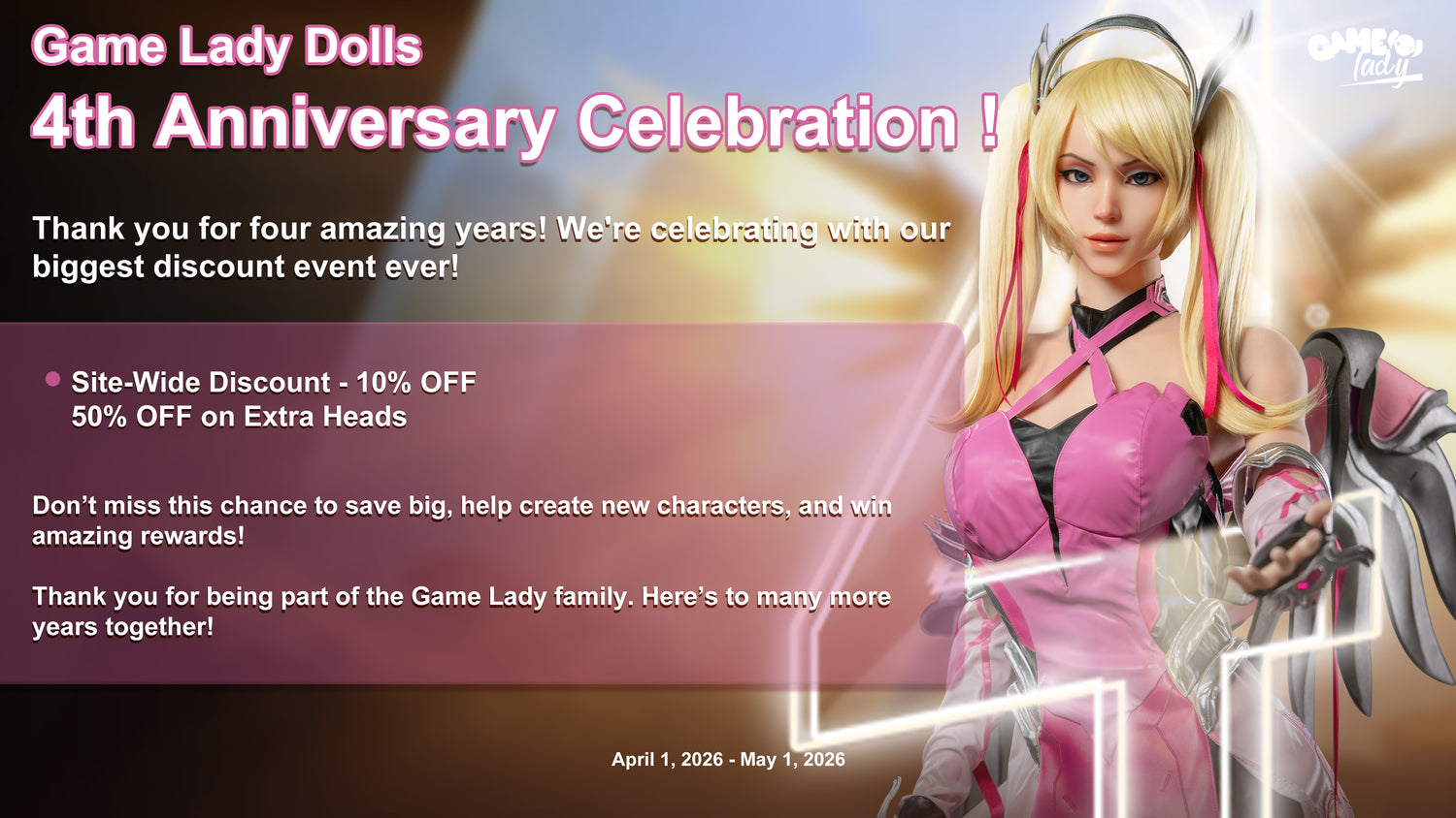 Game Lady Promotional banner image