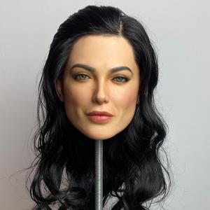 Realistic Sex Doll Tara Silicone Head With Implanted Hair and Eyebrows by Sex Doll America