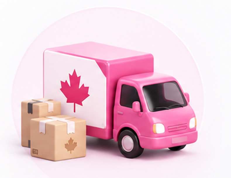 Free shipping delivery truck