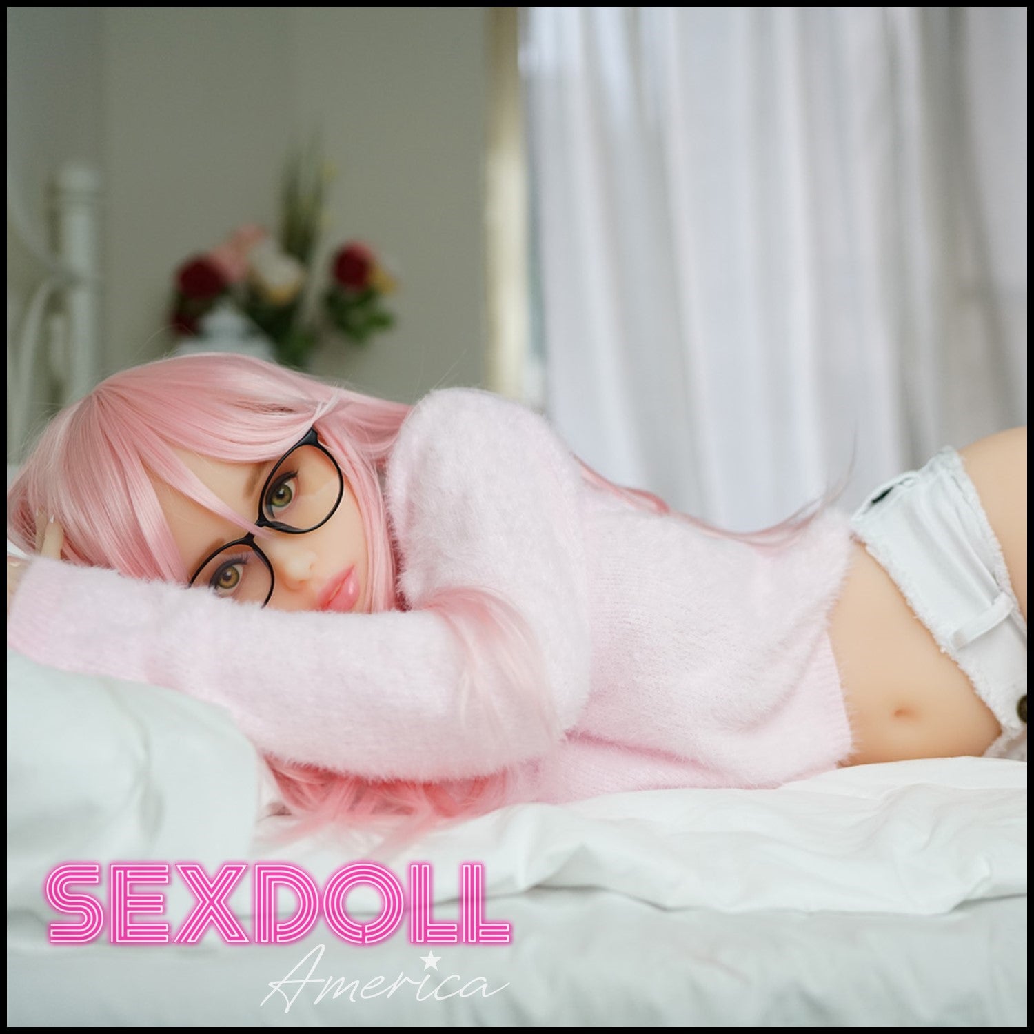 Realistic Sex Doll 140 (4'7") G-Cup Ariel Pink Gal - Piper Doll by Sex Doll America