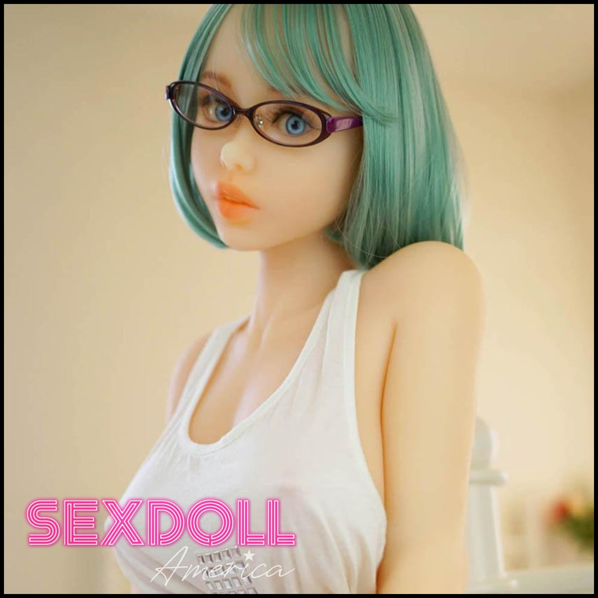 Realistic Sex Doll 140 (4'7") G-Cup Ariel Punk Green - Piper Doll by Sex Doll America