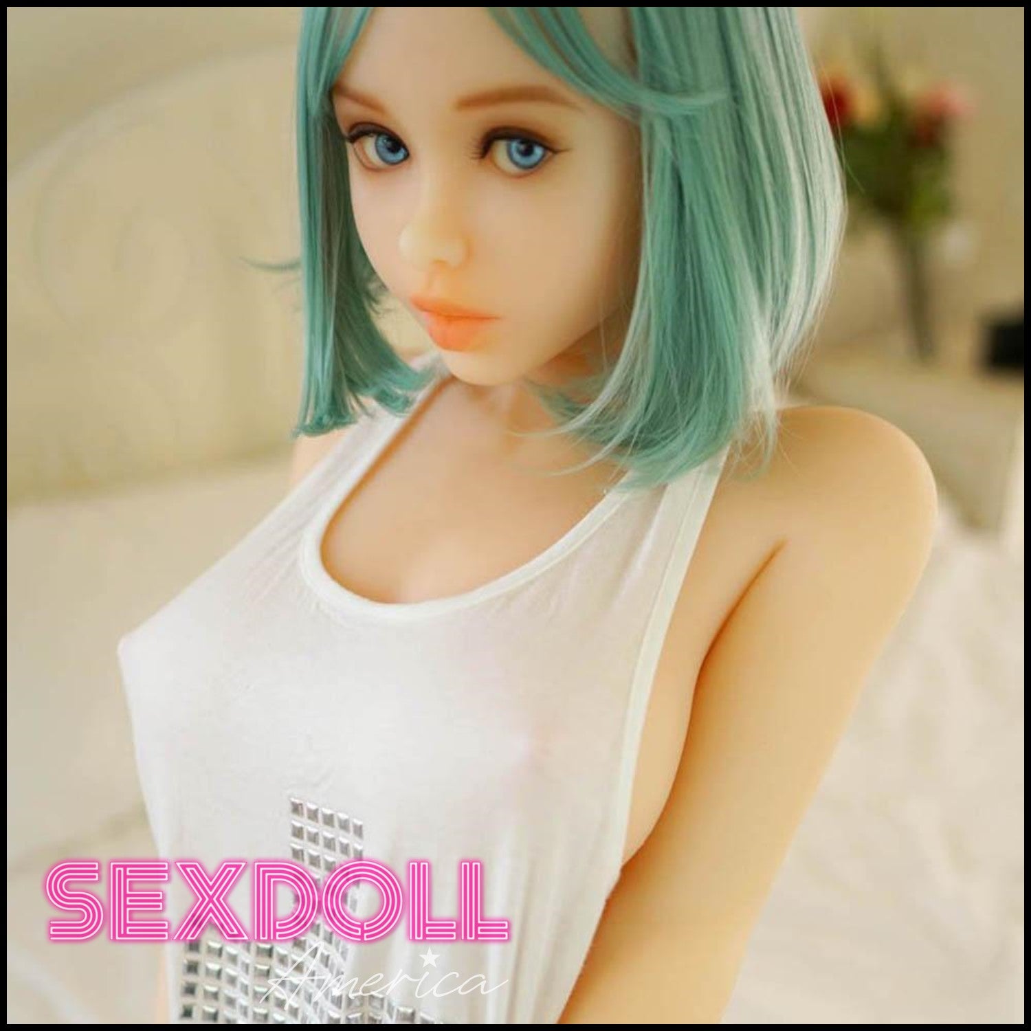Realistic Sex Doll 140 (4'7") G-Cup Ariel Punk Green - Piper Doll by Sex Doll America