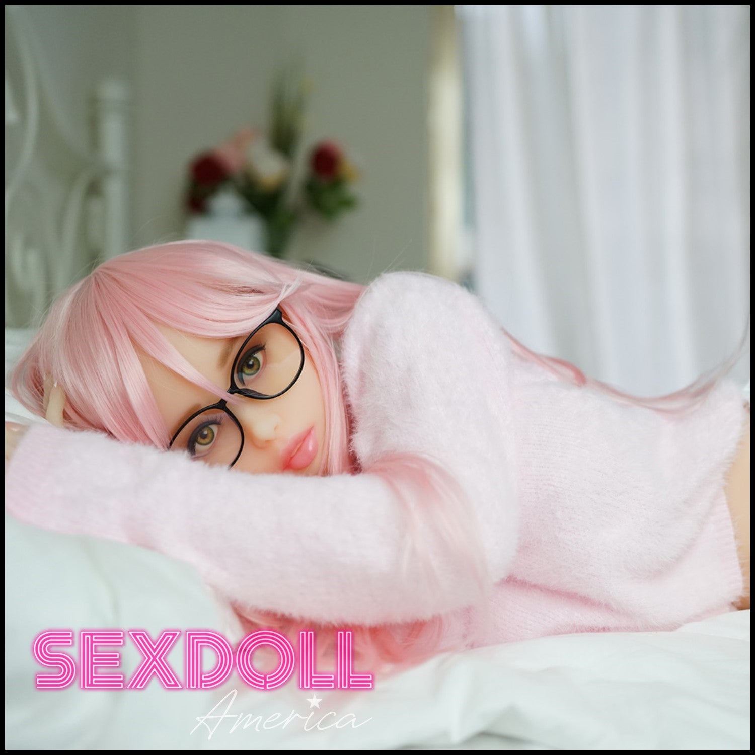 Realistic Sex Doll 140 (4'7") G-Cup Ariel Pink Gal - Piper Doll by Sex Doll America