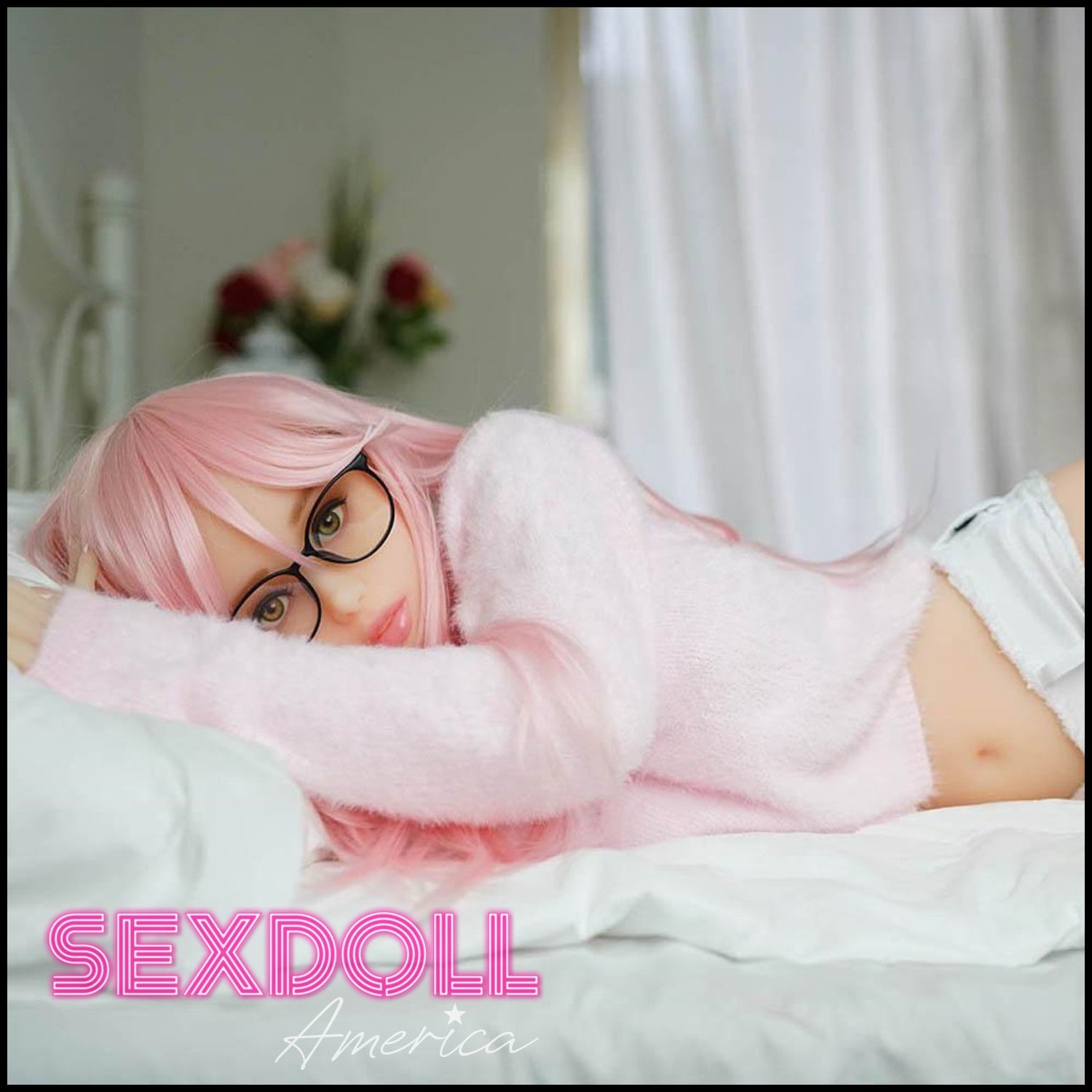 Realistic Sex Doll 140 (4'7") G-Cup Ariel Pink Gal - Piper Doll by Sex Doll America