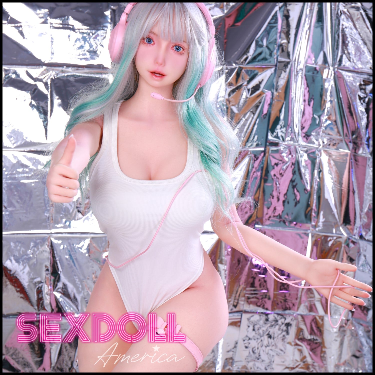 Realistic Sex Doll 145 (4'9") J-Cup Nana Sexy Seamless Neck (AIO) - Full Silicone - XYcolo by Sex Doll America