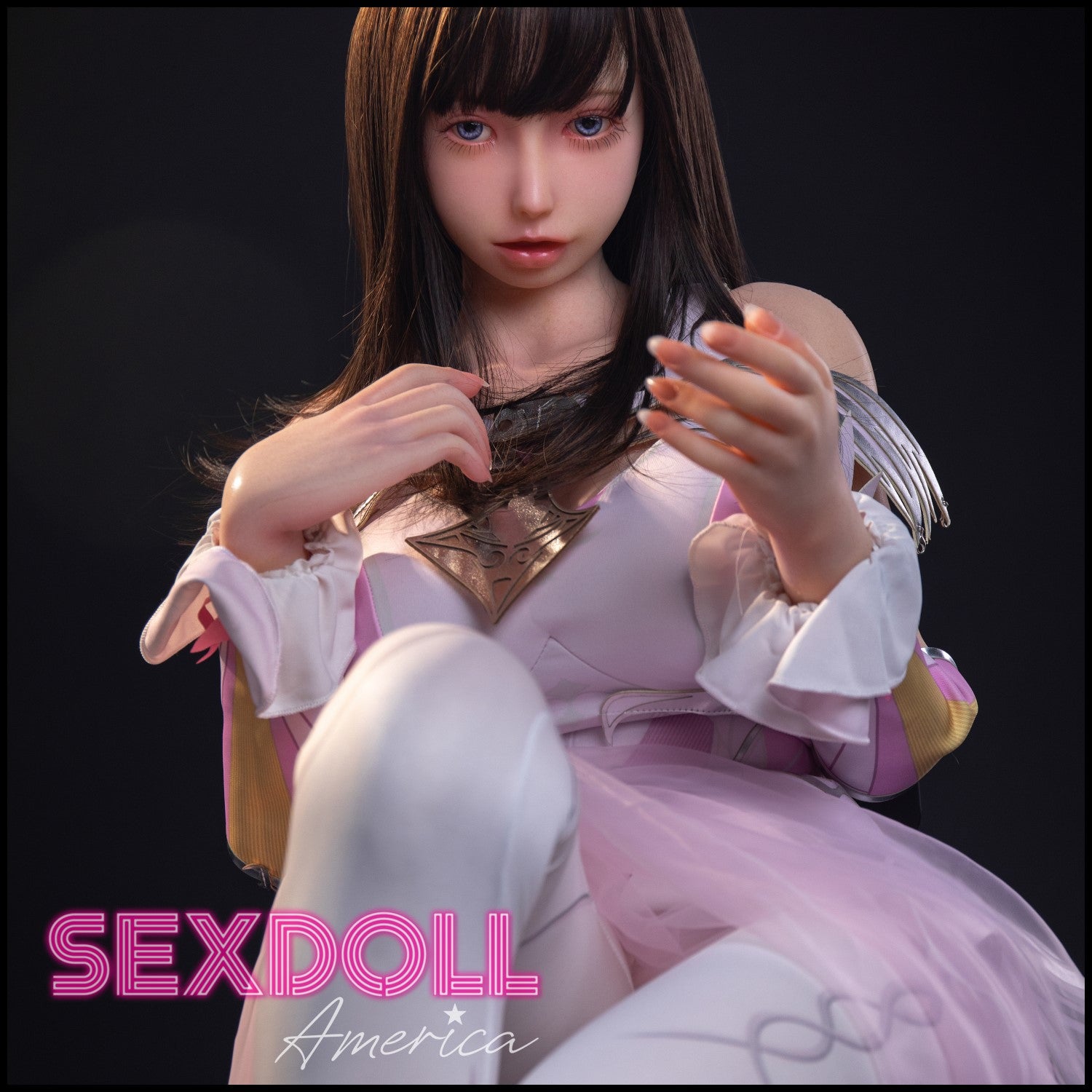 Realistic Sex Doll 145 (4'9") J-Cup Nana Oral Function Seamless Neck (AIO) - Full Silicone - XYcolo by Sex Doll America