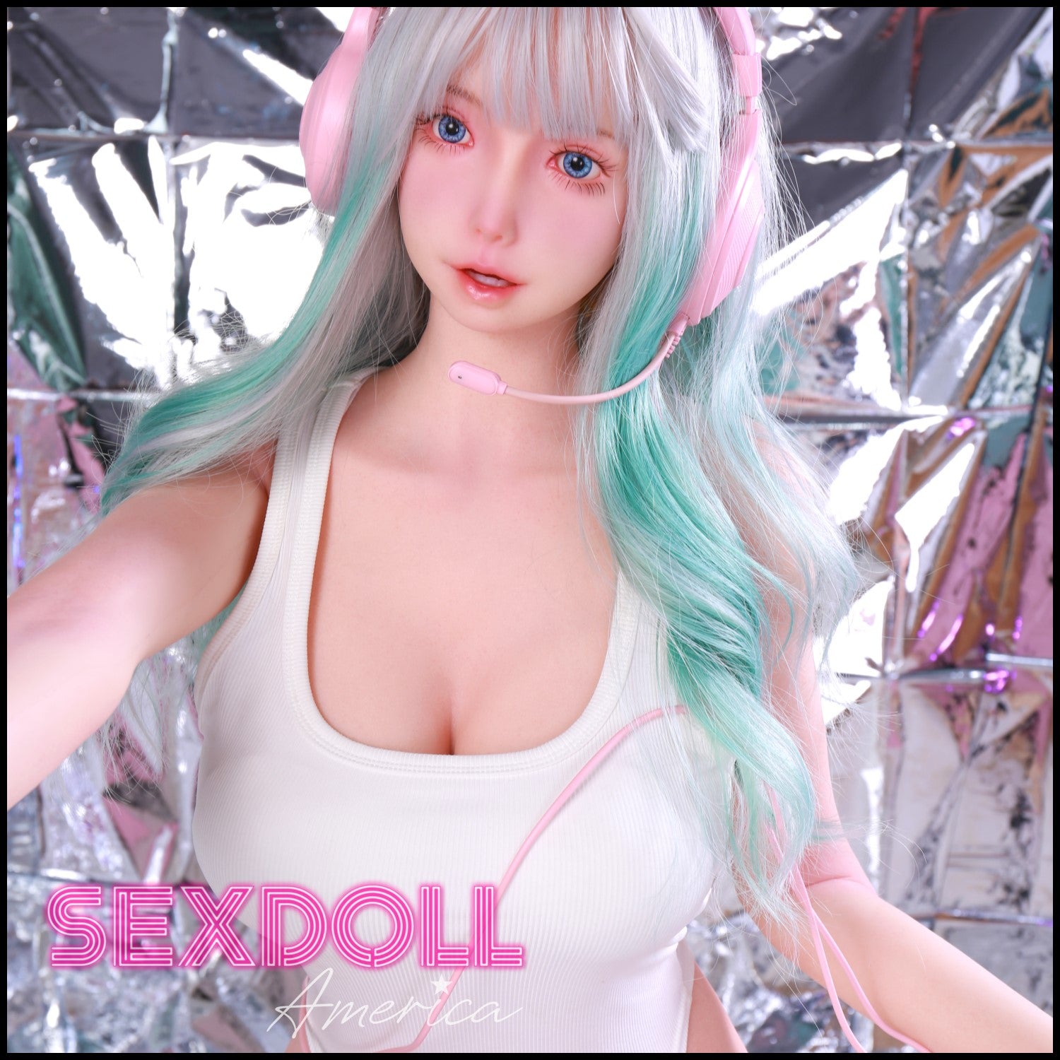 Realistic Sex Doll 145 (4'9") J-Cup Nana Sexy Seamless Neck (AIO) - Full Silicone - XYcolo by Sex Doll America