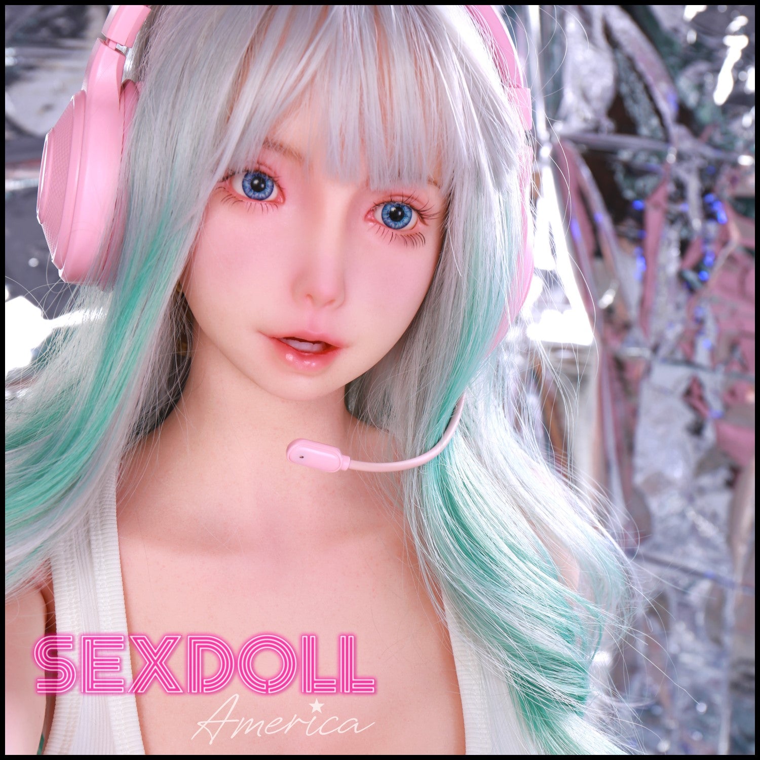 Realistic Sex Doll 145 (4'9") J-Cup Nana Sexy Seamless Neck (AIO) - Full Silicone - XYcolo by Sex Doll America