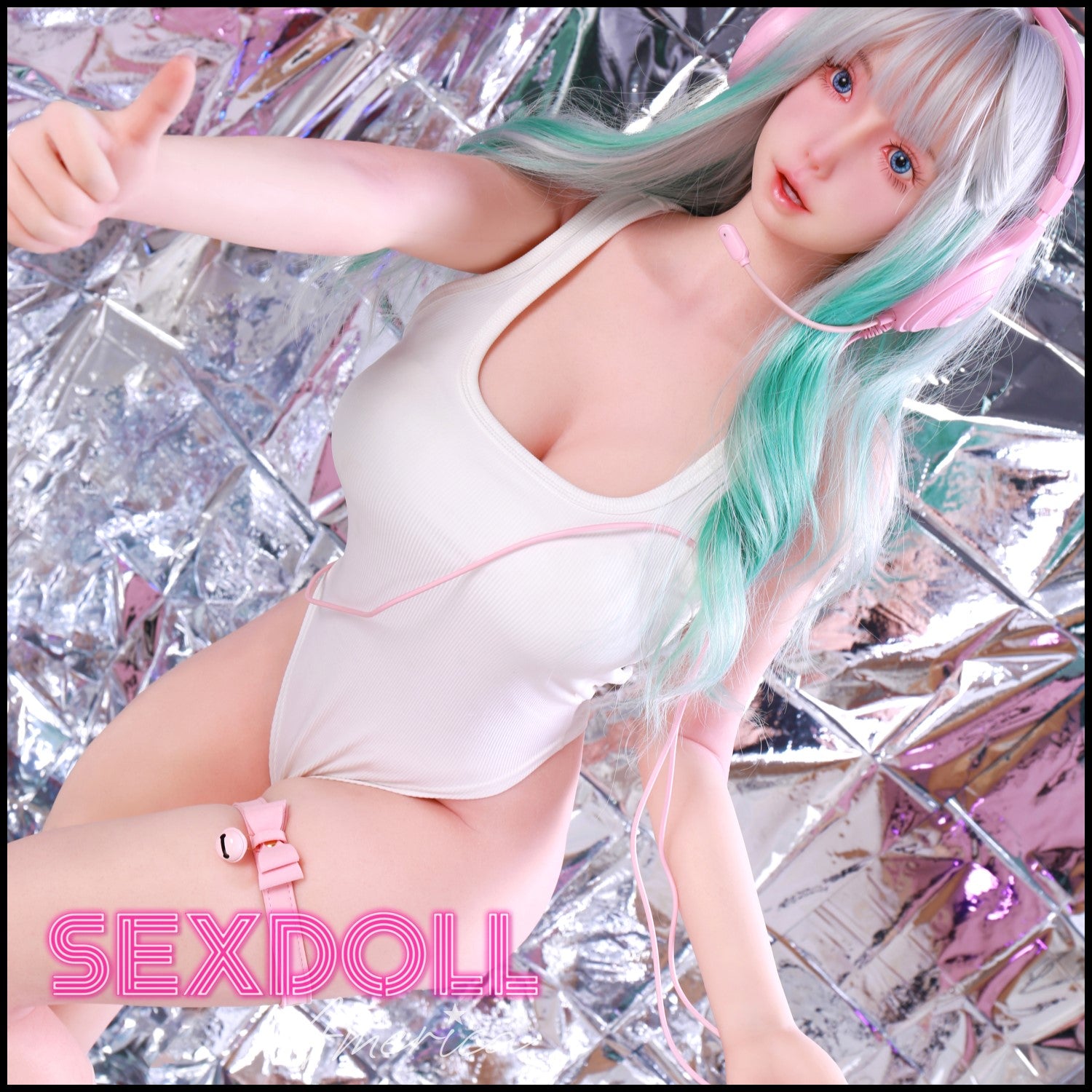 Realistic Sex Doll 145 (4'9") J-Cup Nana Sexy Seamless Neck (AIO) - Full Silicone - XYcolo by Sex Doll America