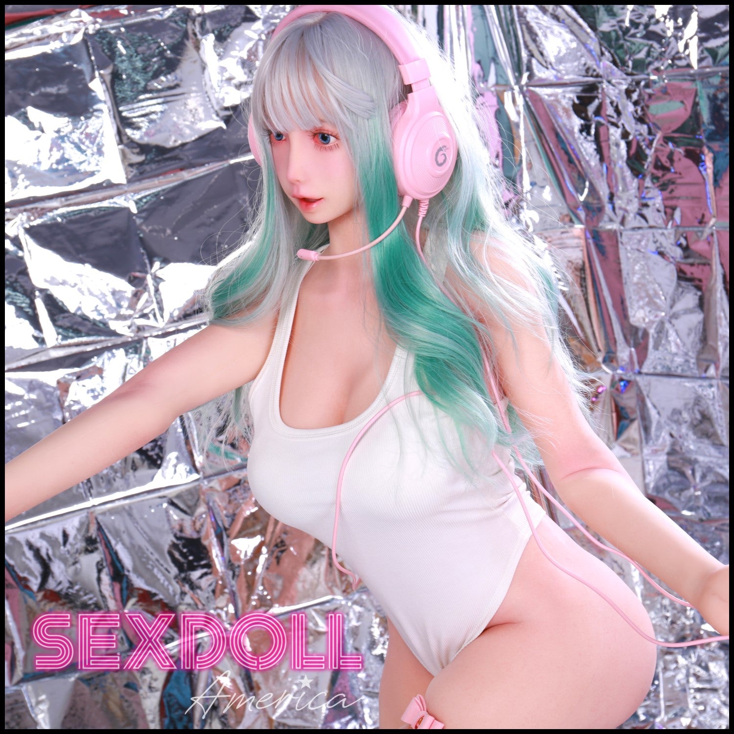 Realistic Sex Doll 145 (4'9") J-Cup Nana Sexy Seamless Neck (AIO) - Full Silicone - XYcolo by Sex Doll America