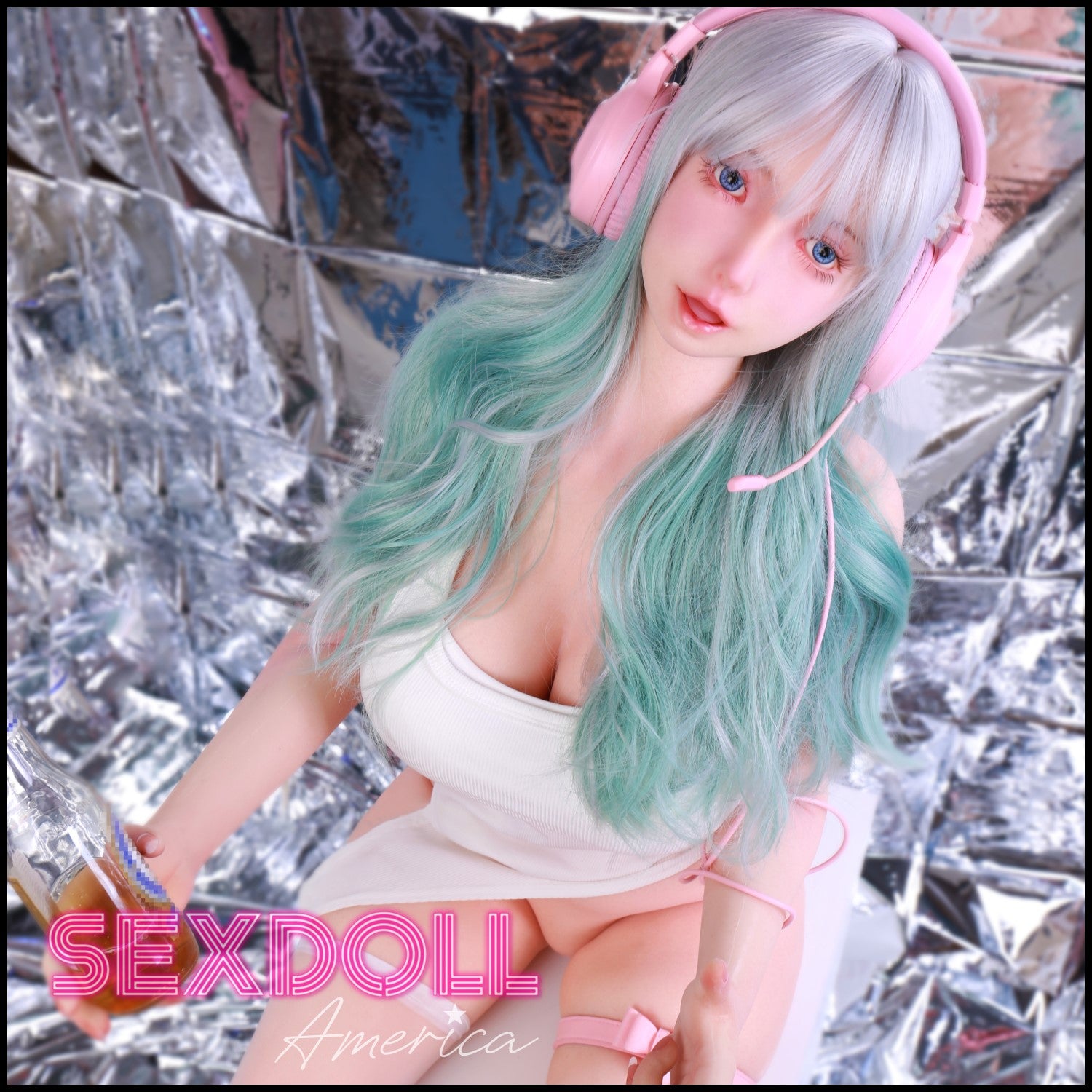 Realistic Sex Doll 145 (4'9") J-Cup Nana Sexy Seamless Neck (AIO) - Full Silicone - XYcolo by Sex Doll America