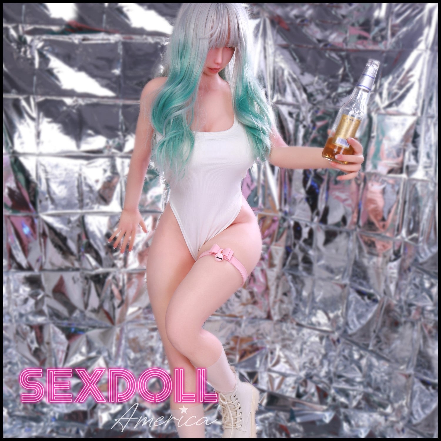 Realistic Sex Doll 145 (4'9") J-Cup Nana Sexy Seamless Neck (AIO) - Full Silicone - XYcolo by Sex Doll America