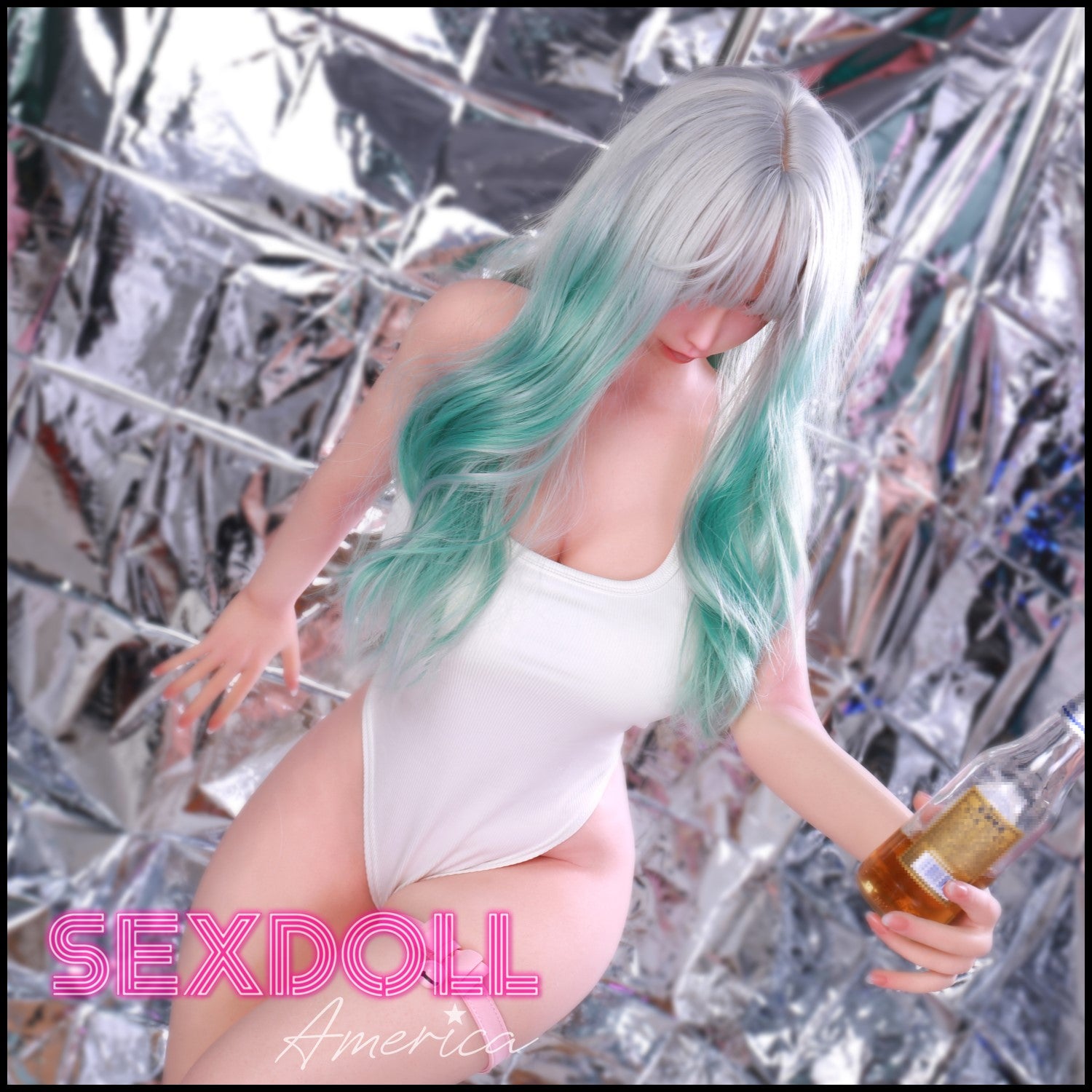 Realistic Sex Doll 145 (4'9") J-Cup Nana Sexy Seamless Neck (AIO) - Full Silicone - XYcolo by Sex Doll America