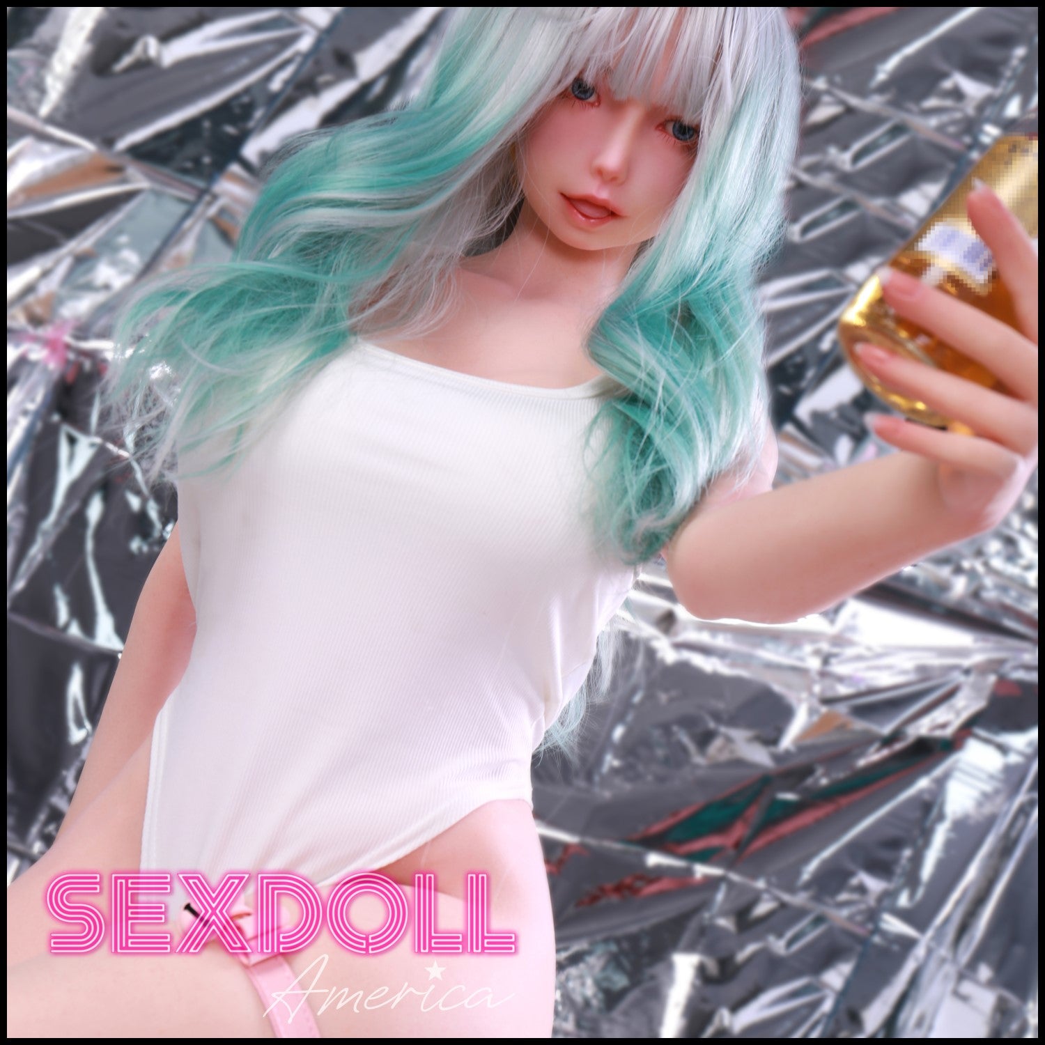 Realistic Sex Doll 145 (4'9") J-Cup Nana Sexy Seamless Neck (AIO) - Full Silicone - XYcolo by Sex Doll America