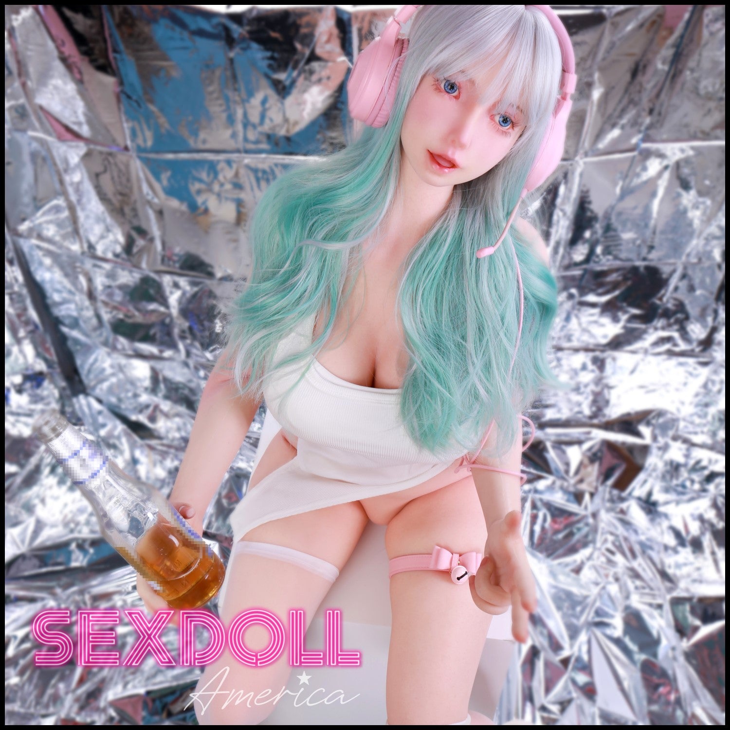 Realistic Sex Doll 145 (4'9") J-Cup Nana Sexy Seamless Neck (AIO) - Full Silicone - XYcolo by Sex Doll America