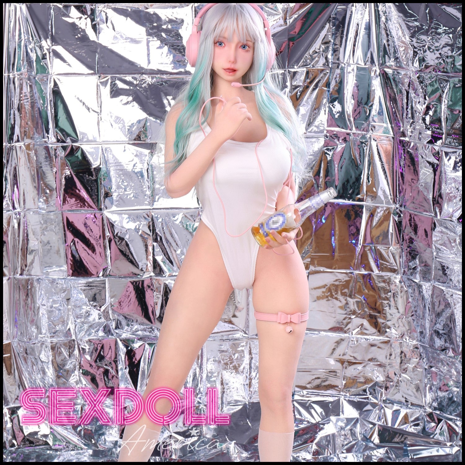 Realistic Sex Doll 145 (4'9") J-Cup Nana Sexy Seamless Neck (AIO) - Full Silicone - XYcolo by Sex Doll America