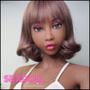 Realistic Sex Doll 145 (4'9") F-Cup Selena Pink Ebony Fit Girl Series - Doll-Forever by Sex Doll America