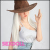 Realistic Sex Doll 145 (4'9") D-Cup Anna Blonde (Head #145-4) Full Silicone - Sanhui Dolls by Sex Doll America