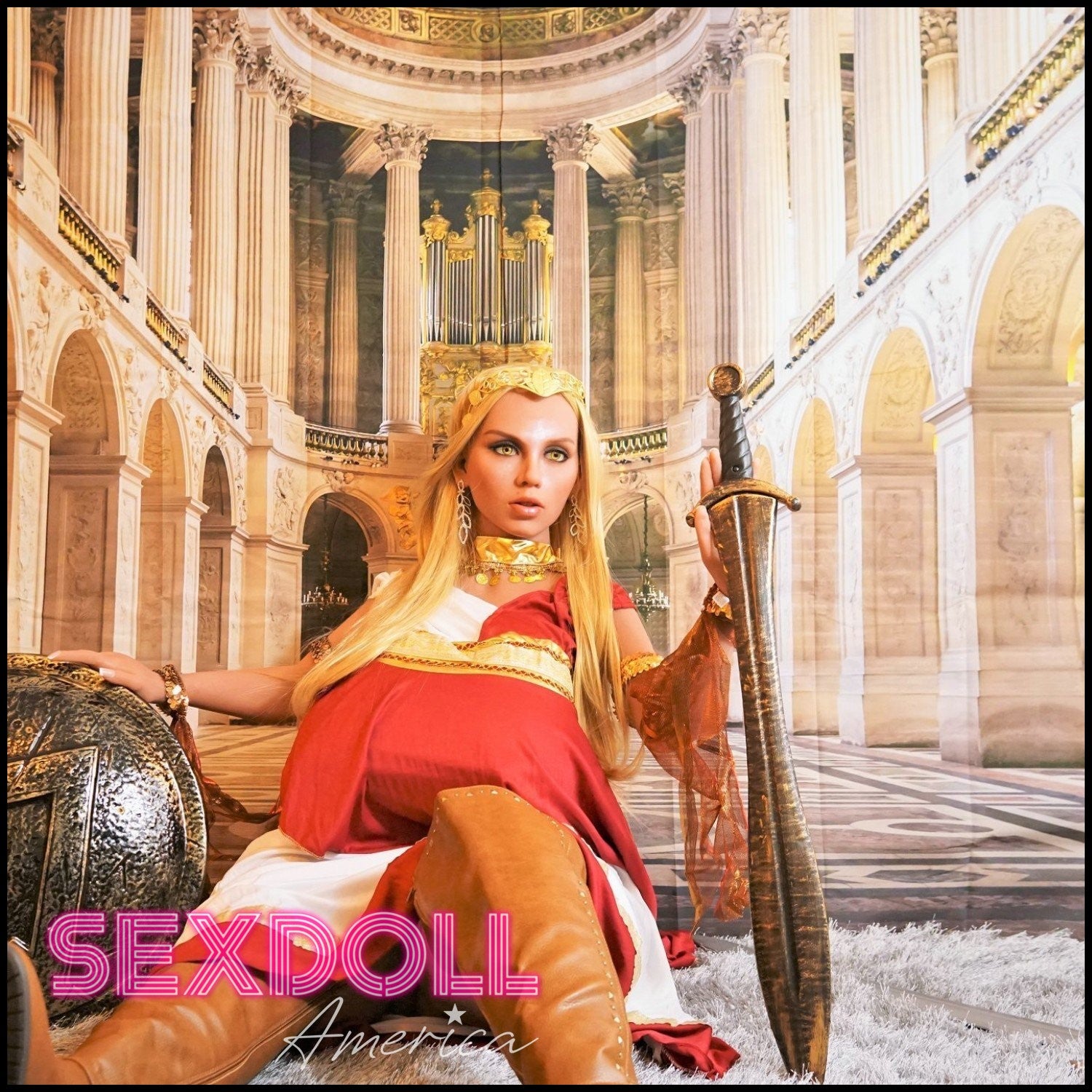 Realistic Sex Doll 146 (4'9") Q-Cup Rania (Head #188) BBW - YL Doll by Sex Doll America