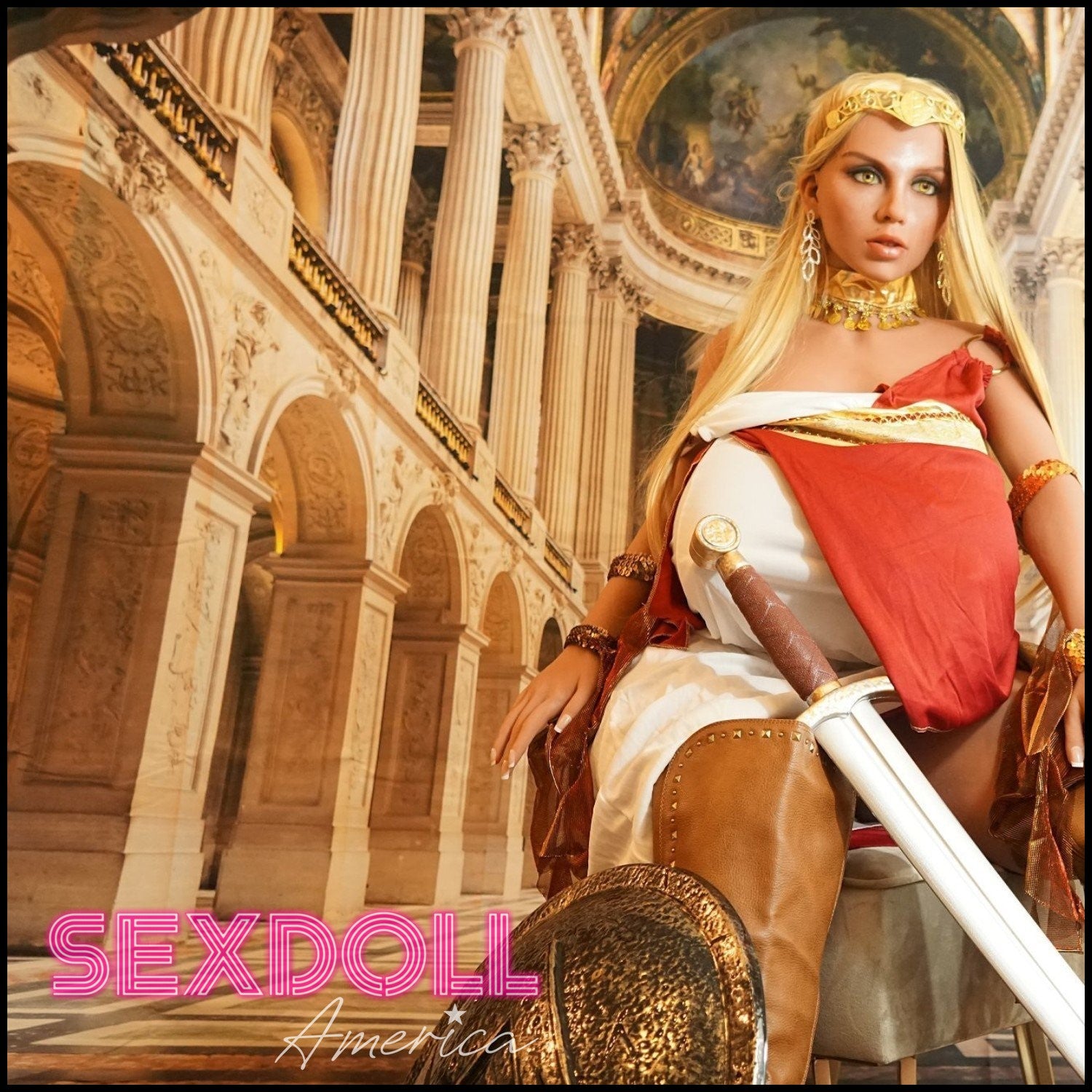 Realistic Sex Doll 146 (4'9") Q-Cup Rania (Head #188) BBW - YL Doll by Sex Doll America