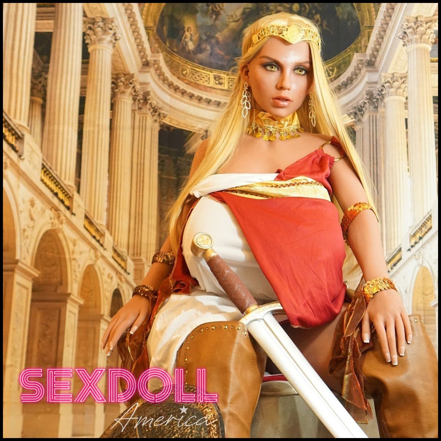 Realistic Sex Doll 146 (4'9") Q-Cup Rania (Head #188) BBW - YL Doll by Sex Doll America