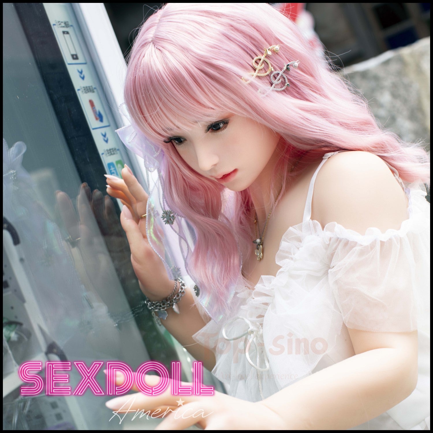 Realistic Sex Doll 148 (4'10") C-Cup Mirei (Head #L1) Full Silicone - Top-Sino by Sex Doll America