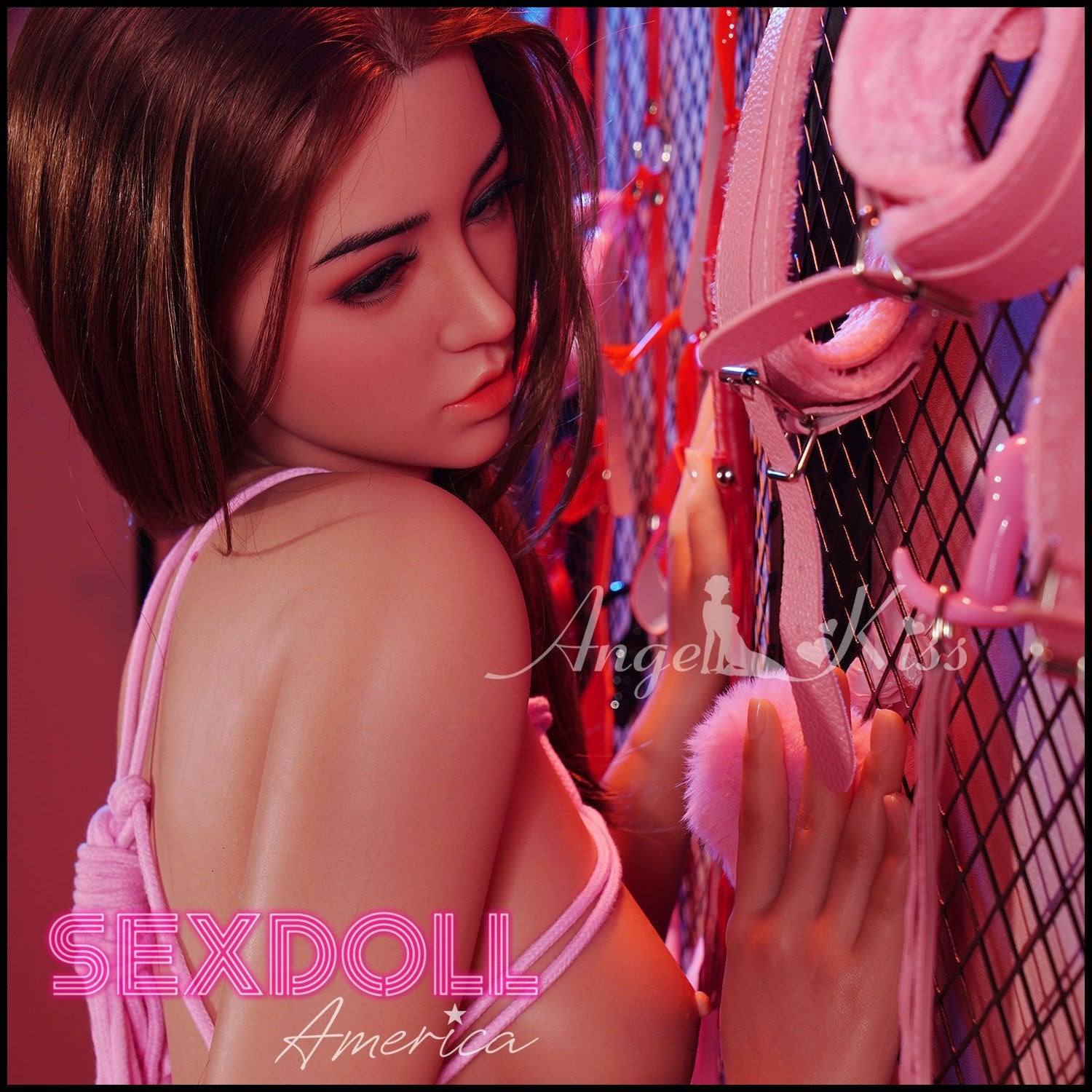 Realistic Sex Doll 150 (4'11") F-Cup Adele (Head #AK19) Seamless Head - AIO Full Silicone - Angel Kiss by Sex Doll America