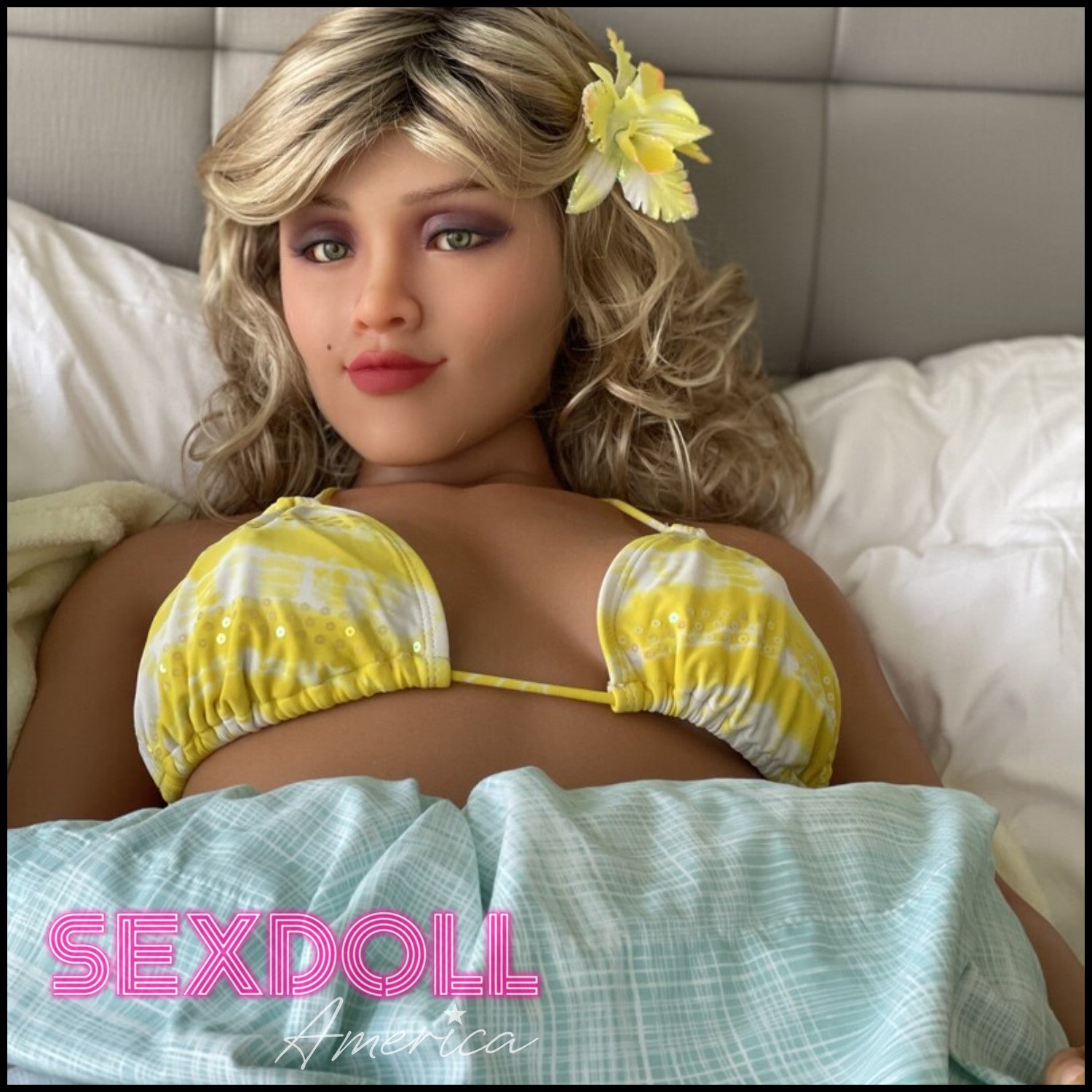 Realistic Sex Doll 150 (4'11") E-Cup Penelope Sexy (Head #X14) Full Silicone - SM Doll by Sex Doll America