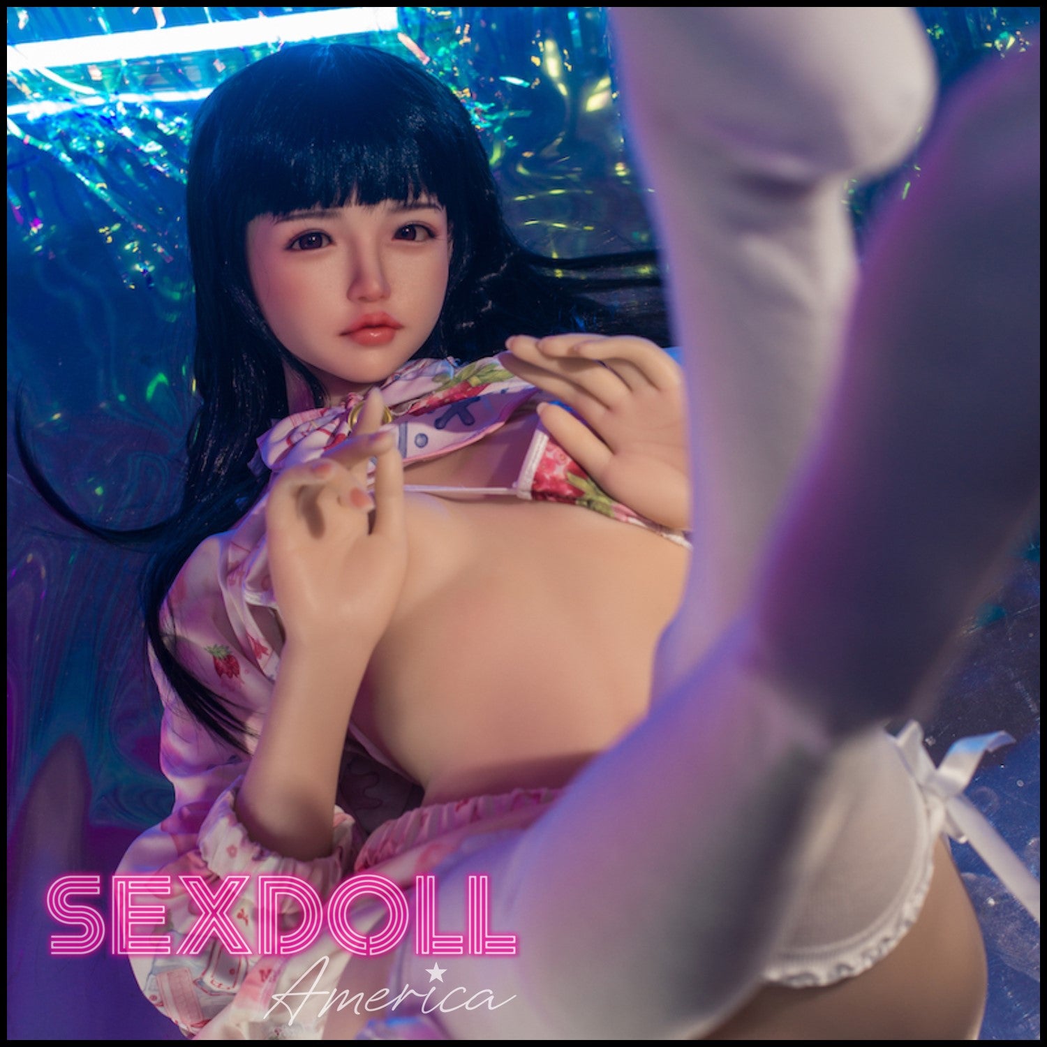 Realistic Sex Doll 150 (4'11") E-Cup Ino (Head #34) Seamless Neck Full Silicone - Sanhui Dolls by Sex Doll America