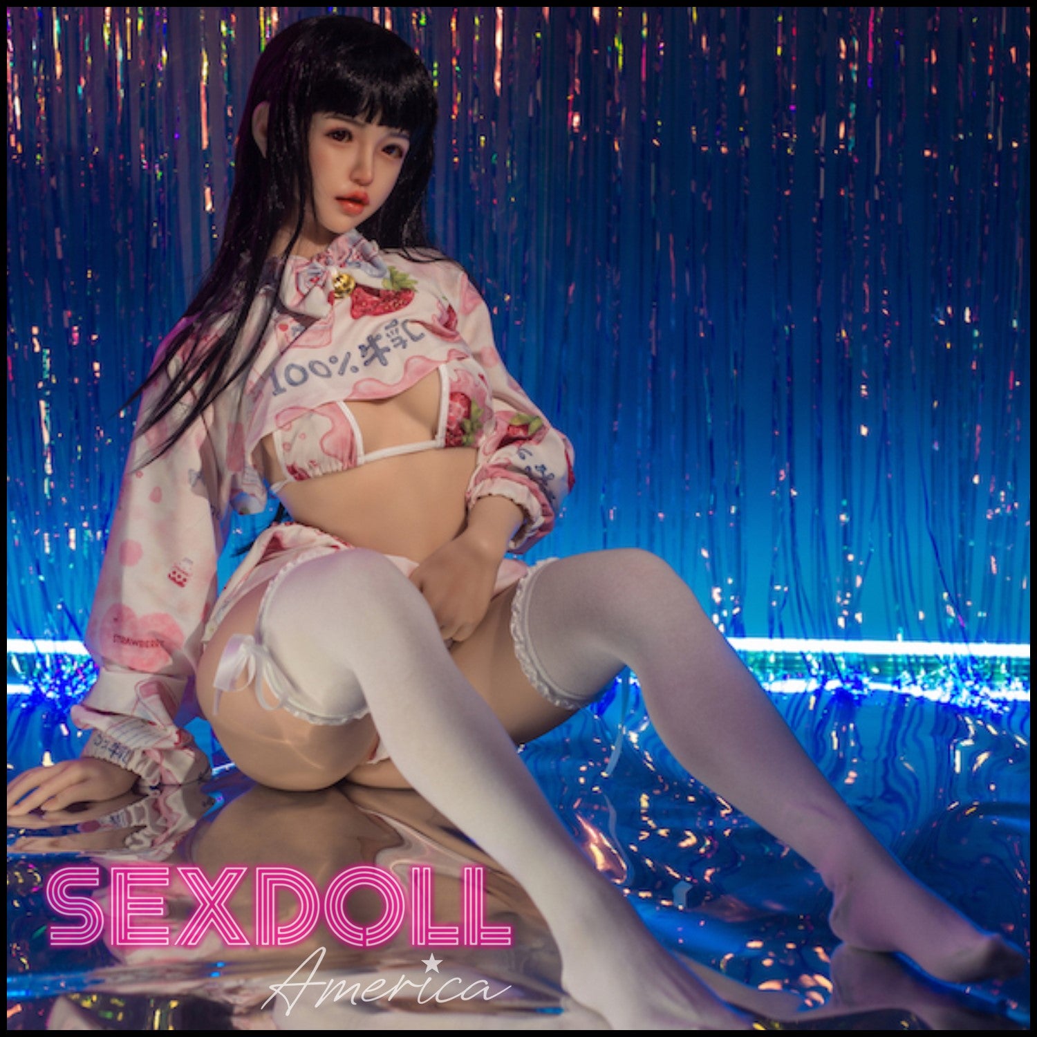 Realistic Sex Doll 150 (4'11") E-Cup Ino (Head #34) Seamless Neck Full Silicone - Sanhui Dolls by Sex Doll America