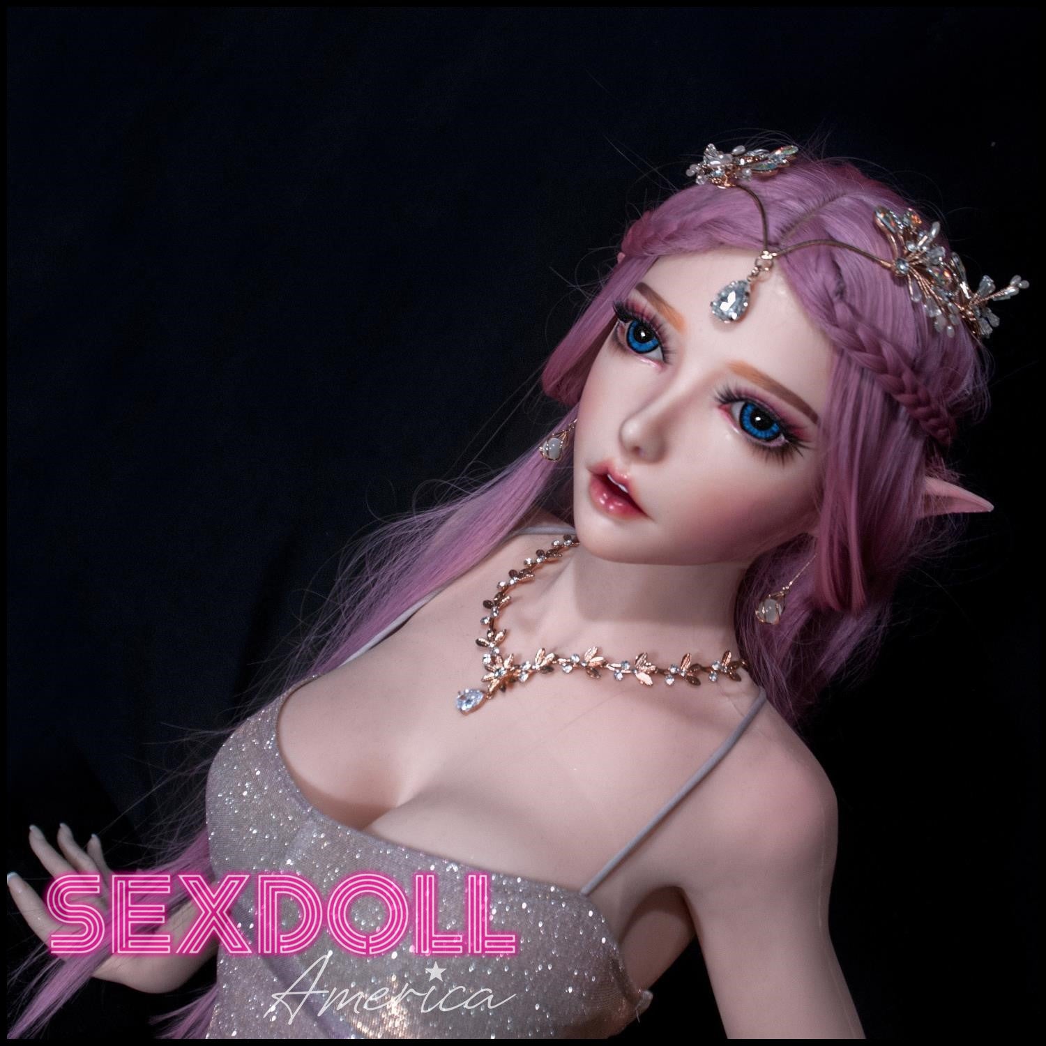 Realistic Sex Doll 150 (4'11") C E F or G-Cup Elf Rie - Full Silicone - Elsa Babe by Sex Doll America