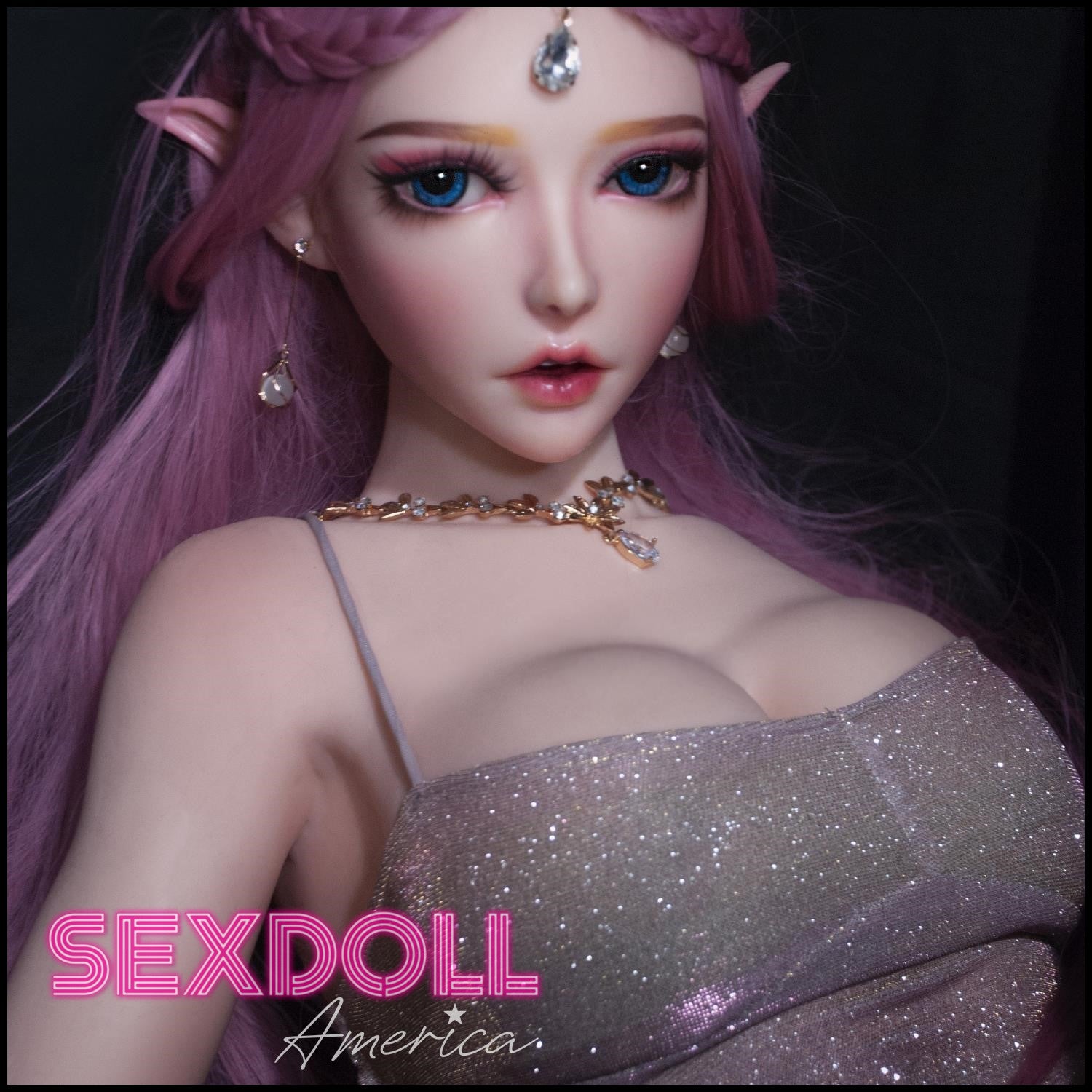 Realistic Sex Doll 150 (4'11") C E F or G-Cup Elf Rie - Full Silicone - Elsa Babe by Sex Doll America
