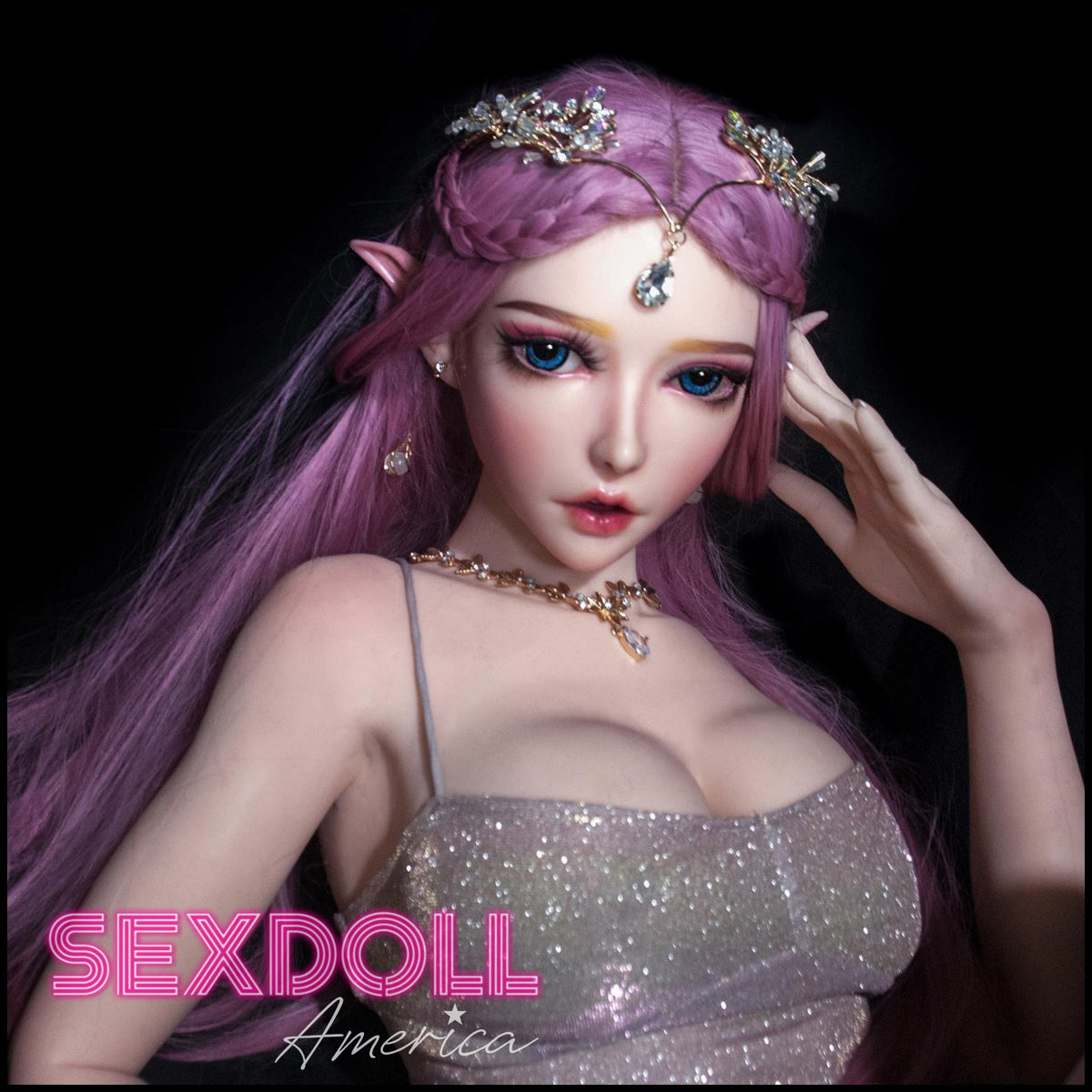 Realistic Sex Doll 150 (4'11") C E F or G-Cup Elf Rie - Full Silicone - Elsa Babe by Sex Doll America