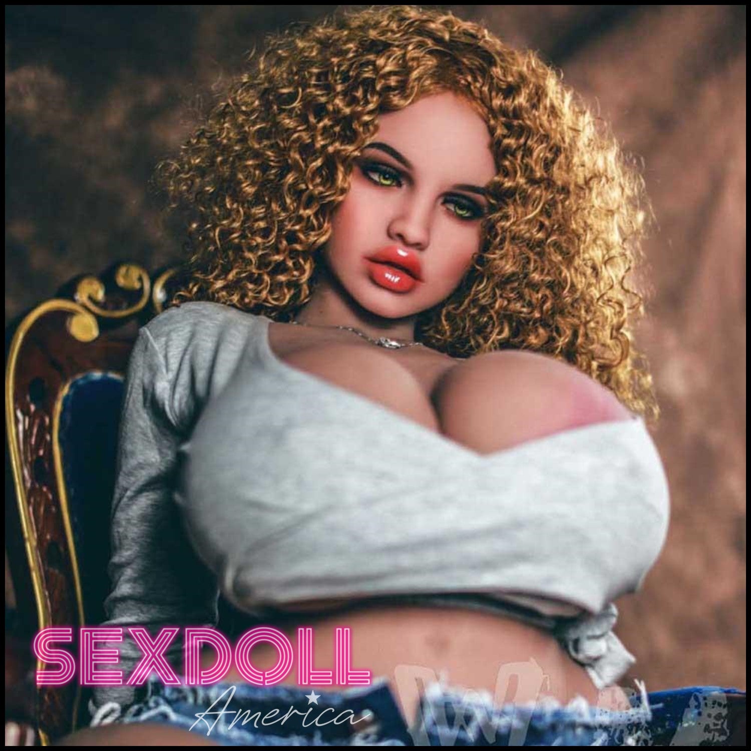 Realistic Sex Doll 150 (4'11") M-Cup Krista Thick Booty BBW - WM Doll by Sex Doll America