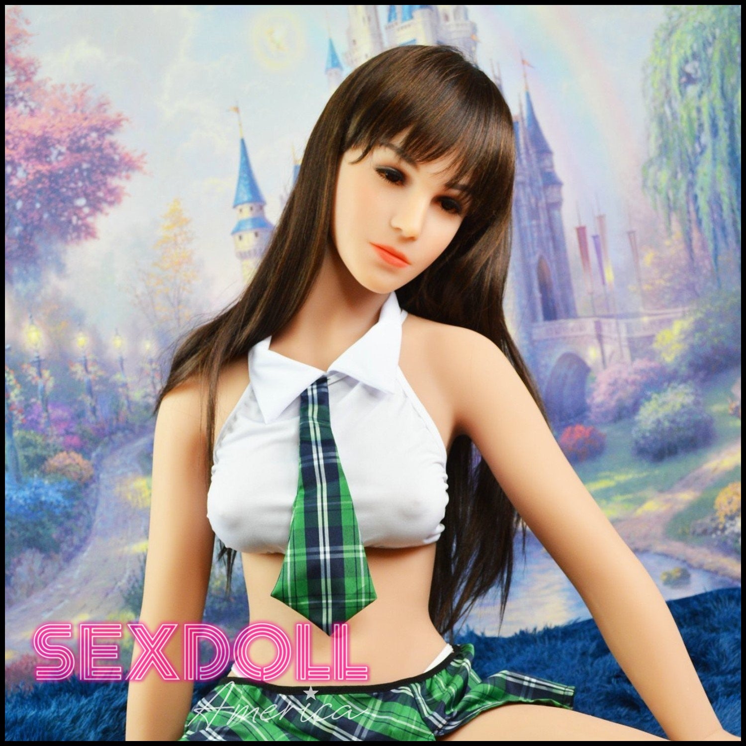 Realistic Sex Doll 151 (4'11") D-Cup Leslie Brunette - YL Doll by Sex Doll America