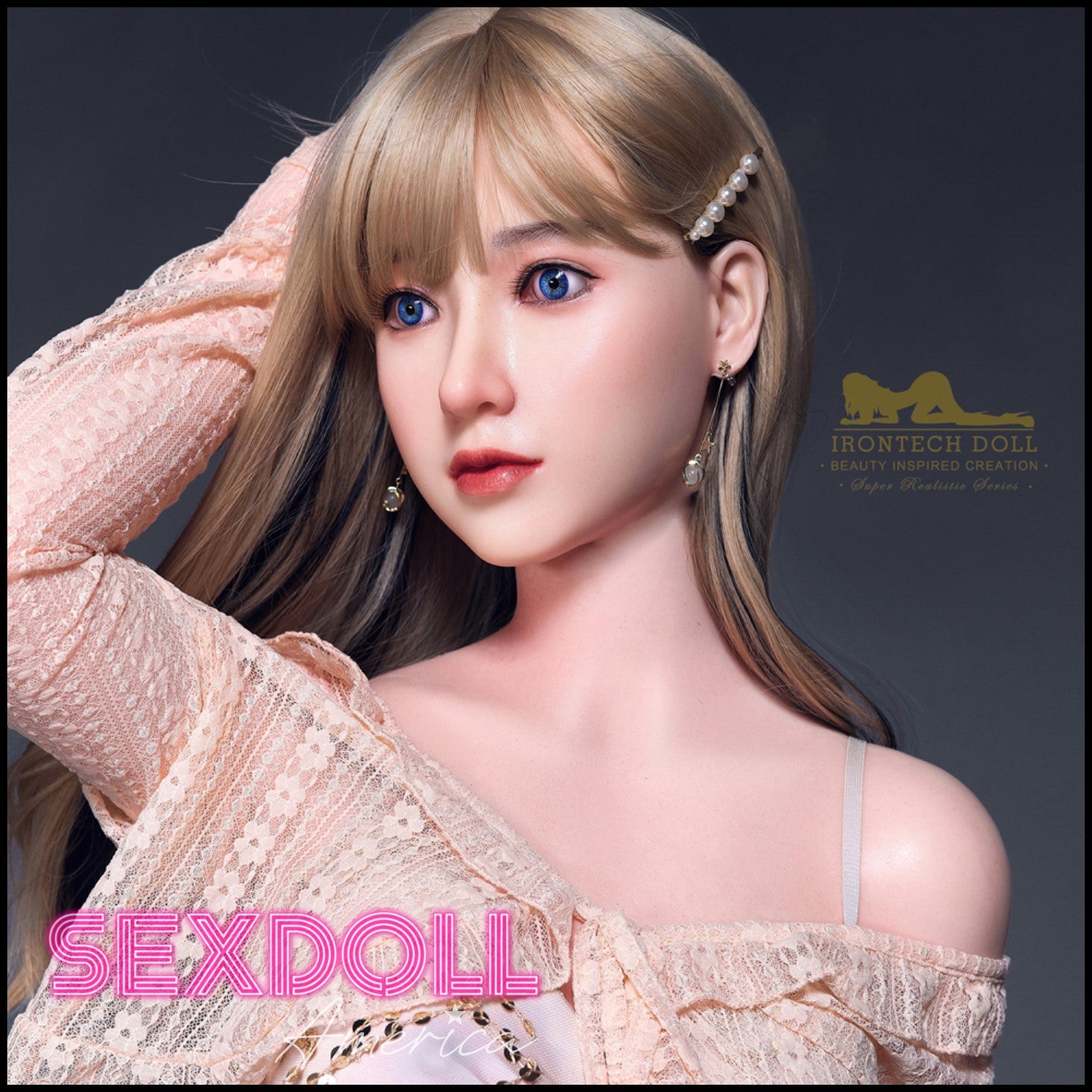 Realistic Sex Doll 152 (5'0") D-Cup Candy (Head #S6) Full Silicone - IRONTECH Dolls by Sex Doll America