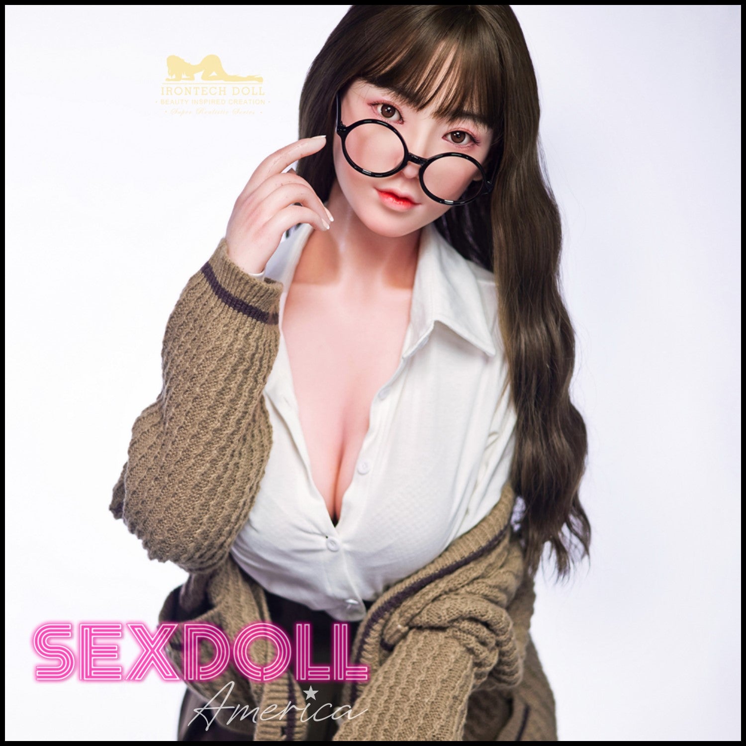 Realistic Sex Doll 153 (5'0") I-Cup Miku (Head #S14) Full Silicone - IRONTECH Dolls by Sex Doll America