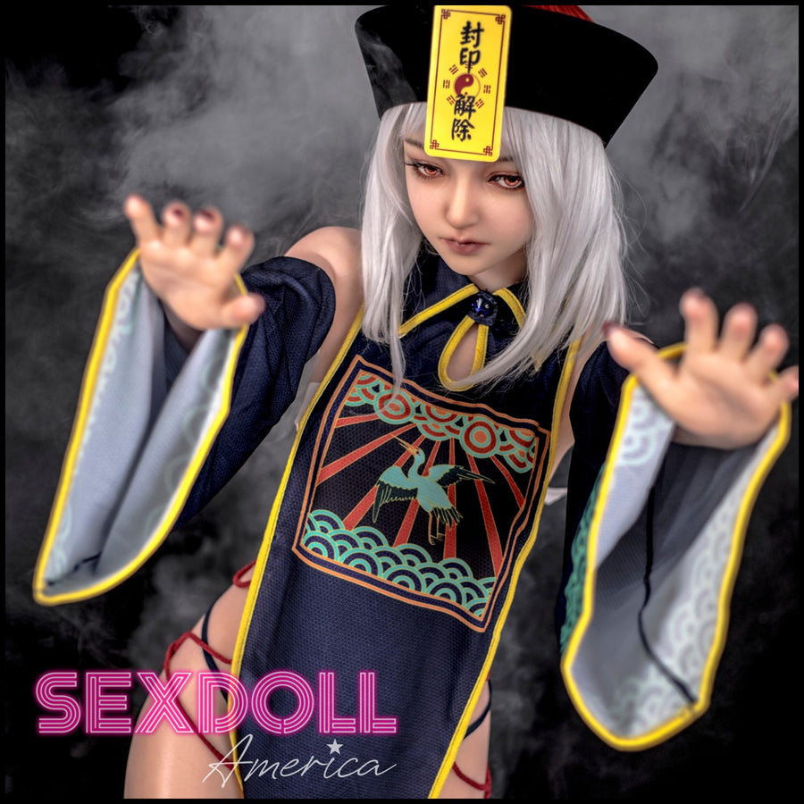 Realistic Sex Doll 153 (5'0") D-Cup Ena Silver - Full Silicone - XYcolo by Sex Doll America