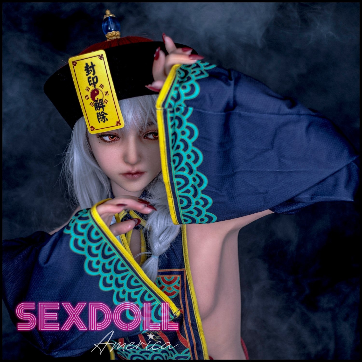 Realistic Sex Doll 153 (5'0") D-Cup Ena Silver - Full Silicone - XYcolo by Sex Doll America