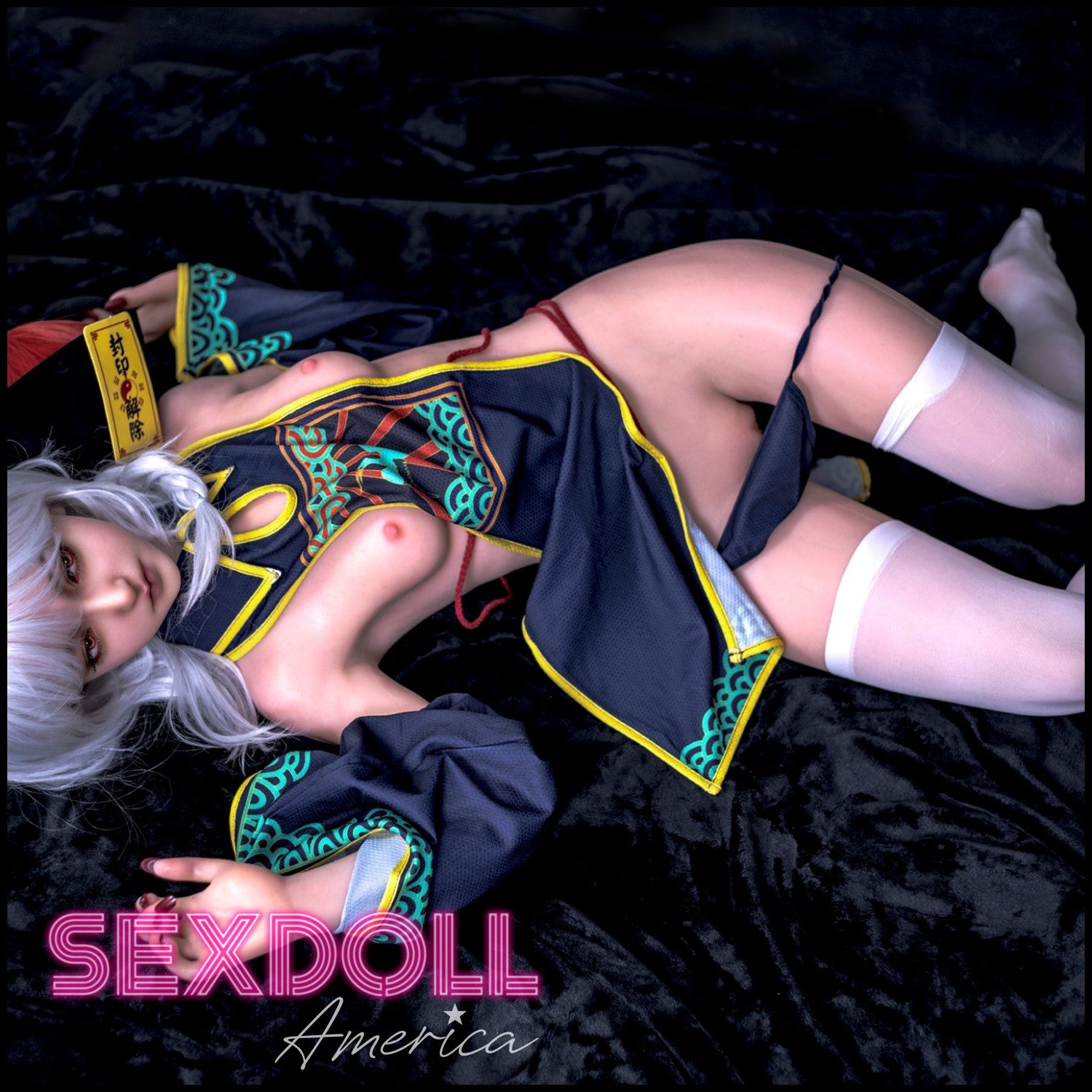 Realistic Sex Doll 153 (5'0") D-Cup Ena Silver - Full Silicone - XYcolo by Sex Doll America