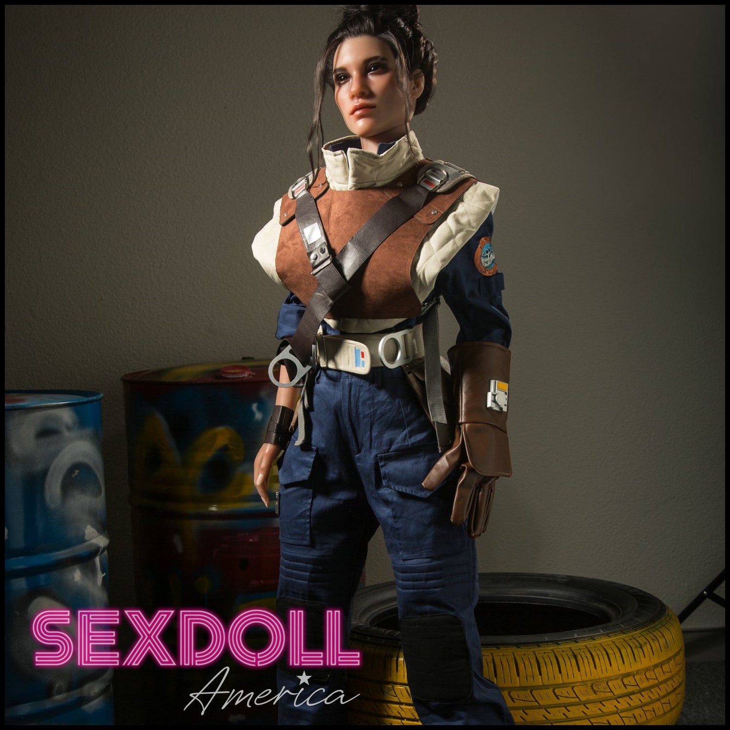 Realistic Sex Doll 153 (5'0") H-Cup Panam - Full Silicone - YL Doll by Sex Doll America