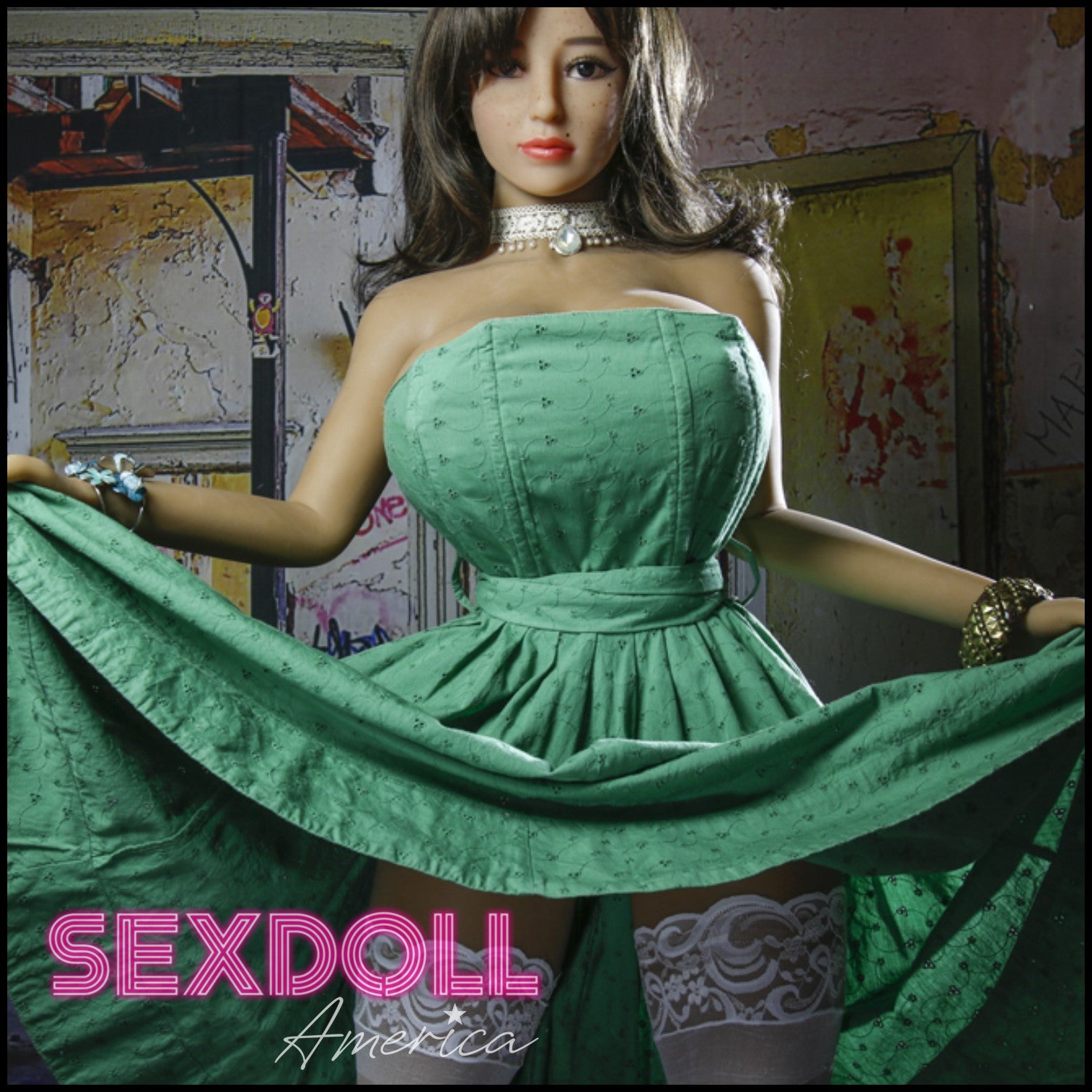 Realistic Sex Doll 153 (5'0") H-Cup Janice - AS Doll by Sex Doll America