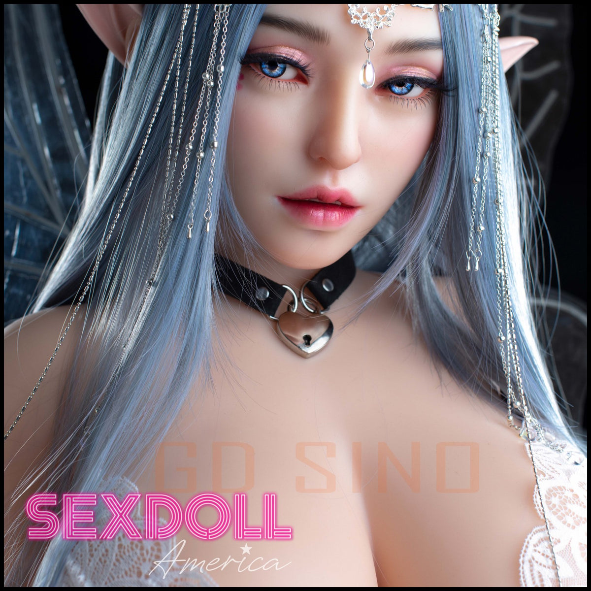 Realistic Sex Doll 155 (5'1") L-Cup Luoning (Head #G5) Full Silicone - Sino-Doll by Sex Doll America