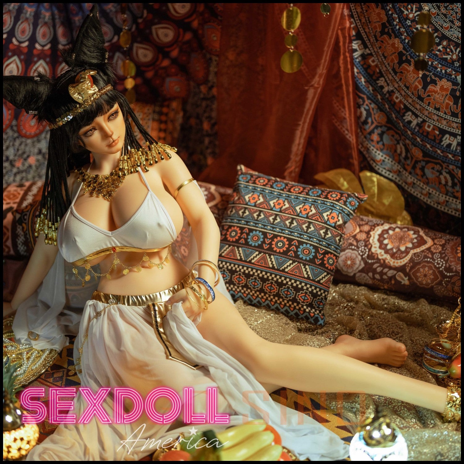 Realistic Sex Doll 155 (5'1") L-Cup Luozi (Head #G1) Full Silicone - Sino-Doll by Sex Doll America