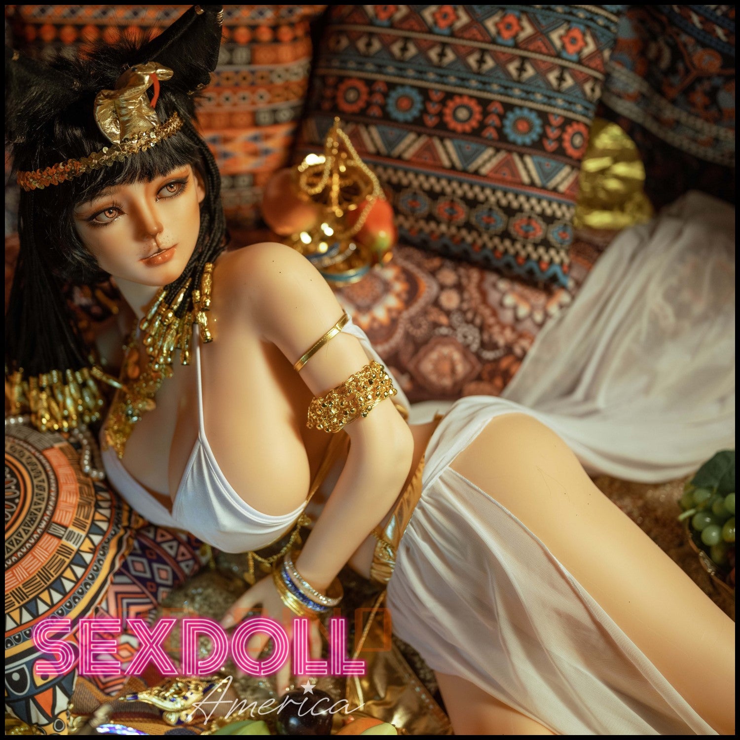 Realistic Sex Doll 155 (5'1") L-Cup Luozi (Head #G1) Full Silicone - Sino-Doll by Sex Doll America