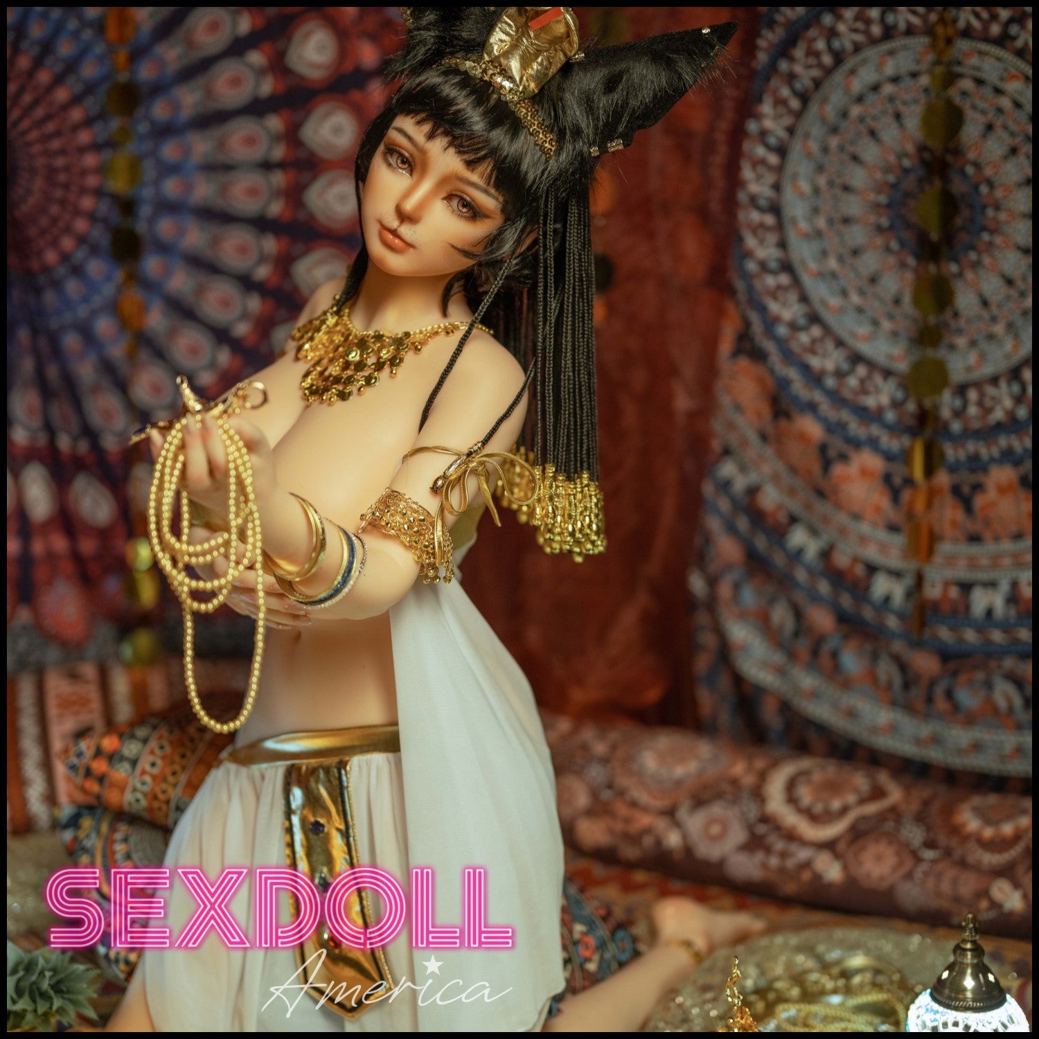 Realistic Sex Doll 155 (5'1") L-Cup Luozi (Head #G1) Full Silicone - Sino-Doll by Sex Doll America