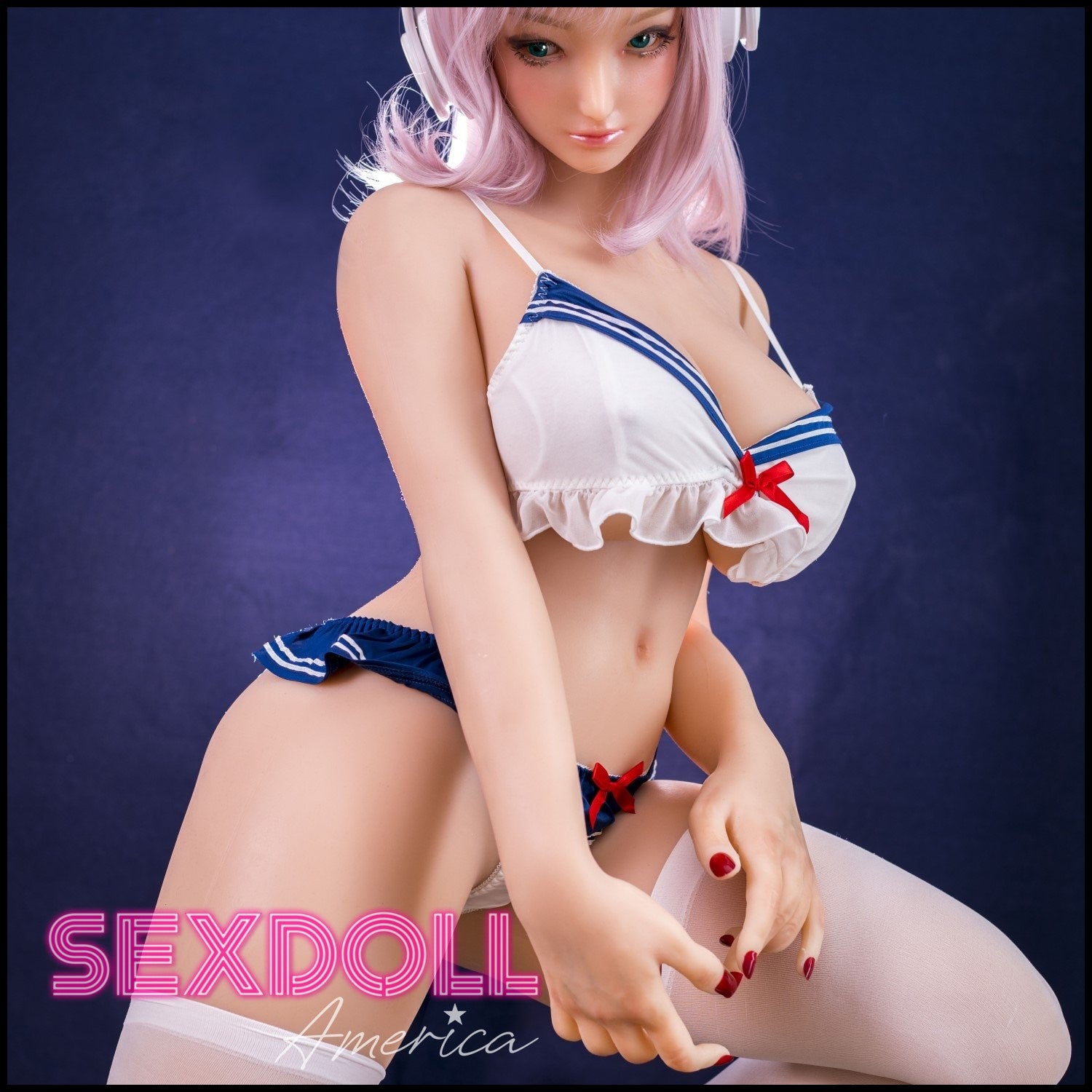 Realistic Sex Doll 155 (5'1") L-Cup Momo Gamer (Head #S22) BBW Full Silicone - Sino-Doll by Sex Doll America