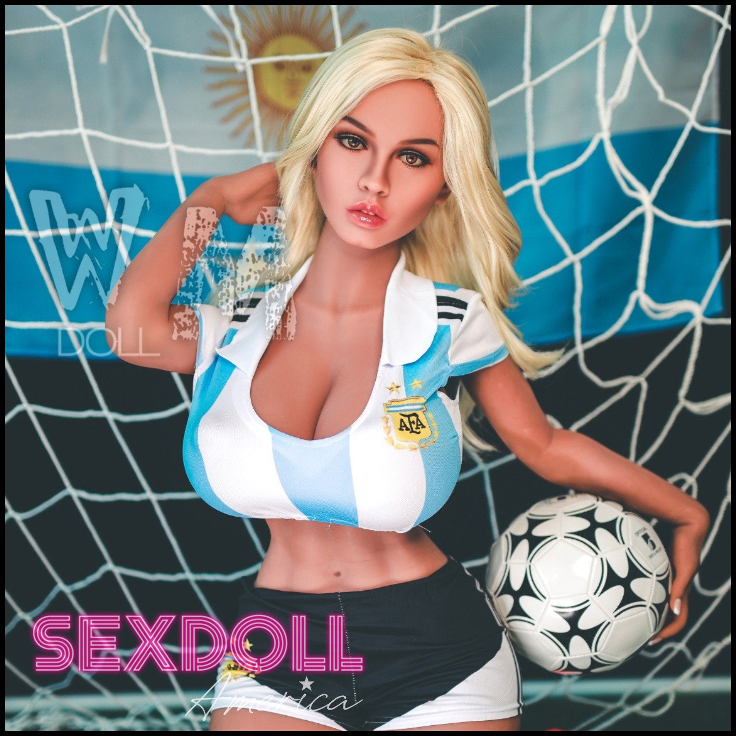 Realistic Sex Doll 155 (5'1") L-Cup Pauline Soccer Star (Head #370) - WM Doll by Sex Doll America
