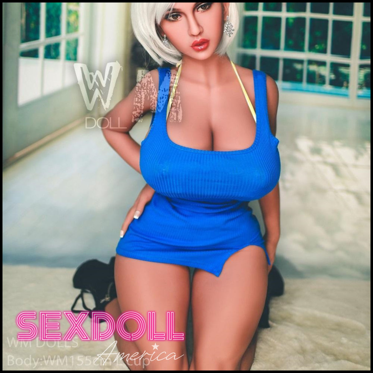 Realistic Sex Doll 155 (5'1") L-Cup Pauline (Head #336) - WM Doll by Sex Doll America
