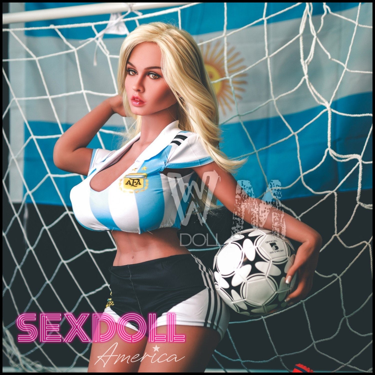 Realistic Sex Doll 155 (5'1") L-Cup Pauline Soccer Star (Head #370) - WM Doll by Sex Doll America